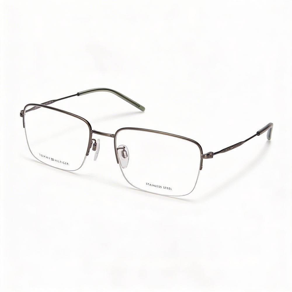 Gafas unisex Tommy Hilfiger Th 1935/F de metal mate oscuro rutenio de 56 mm
