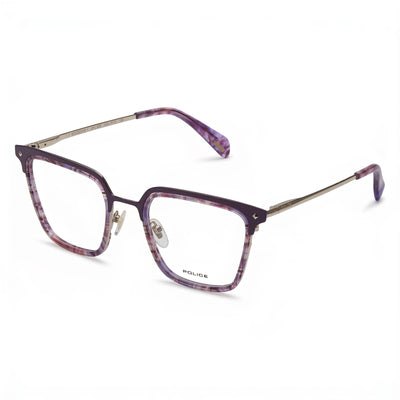 Police VPLG25 Modern Unisex Acetate and Metal Non-Polarised Eyeglasses 51mm Lens Width 20mm Bridge 135mm Temple