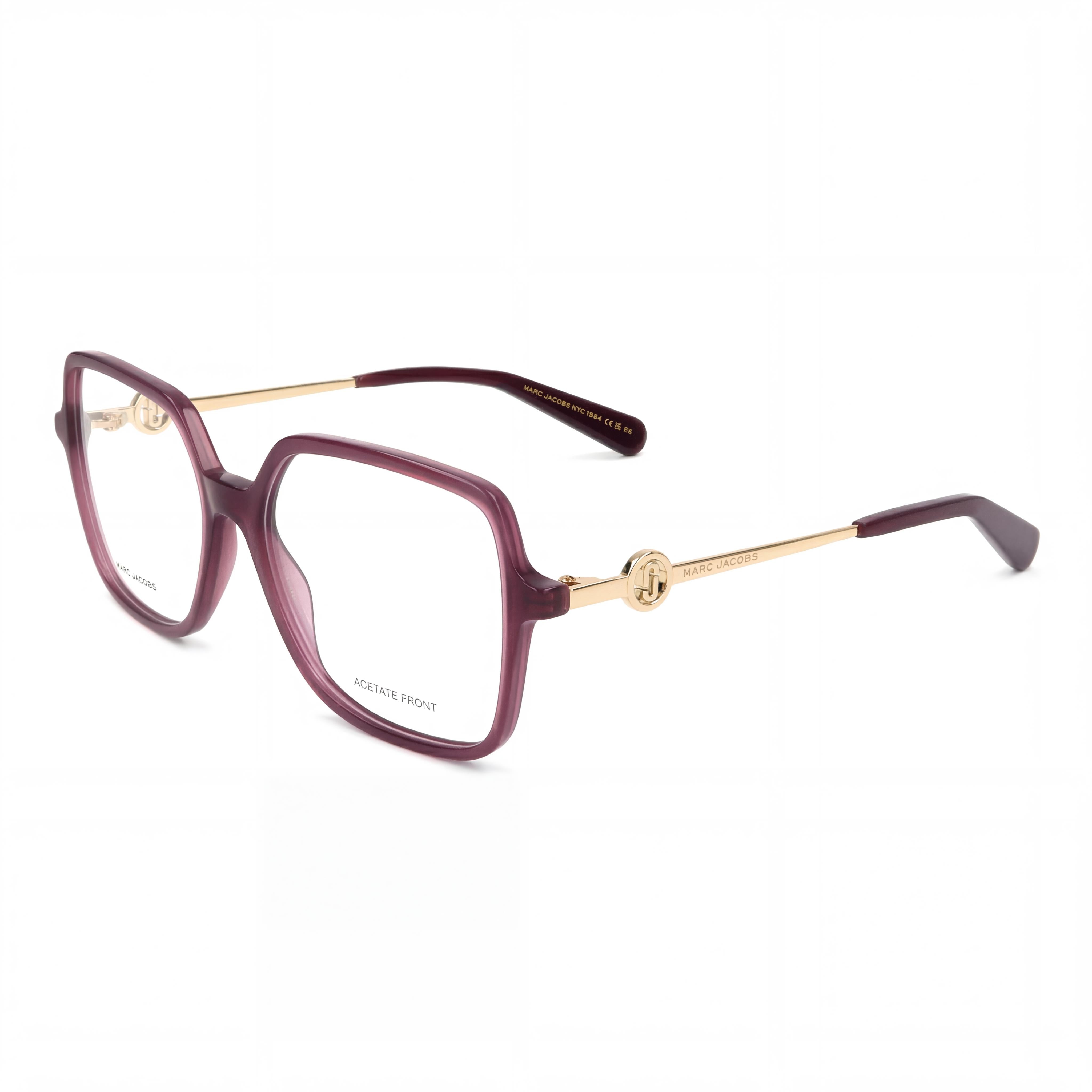 Marc Jacobs Casual Women's Acetate Frame Plastic Non Polarized Clear Lens Eyeglasses 54-16-140, Photo 1
