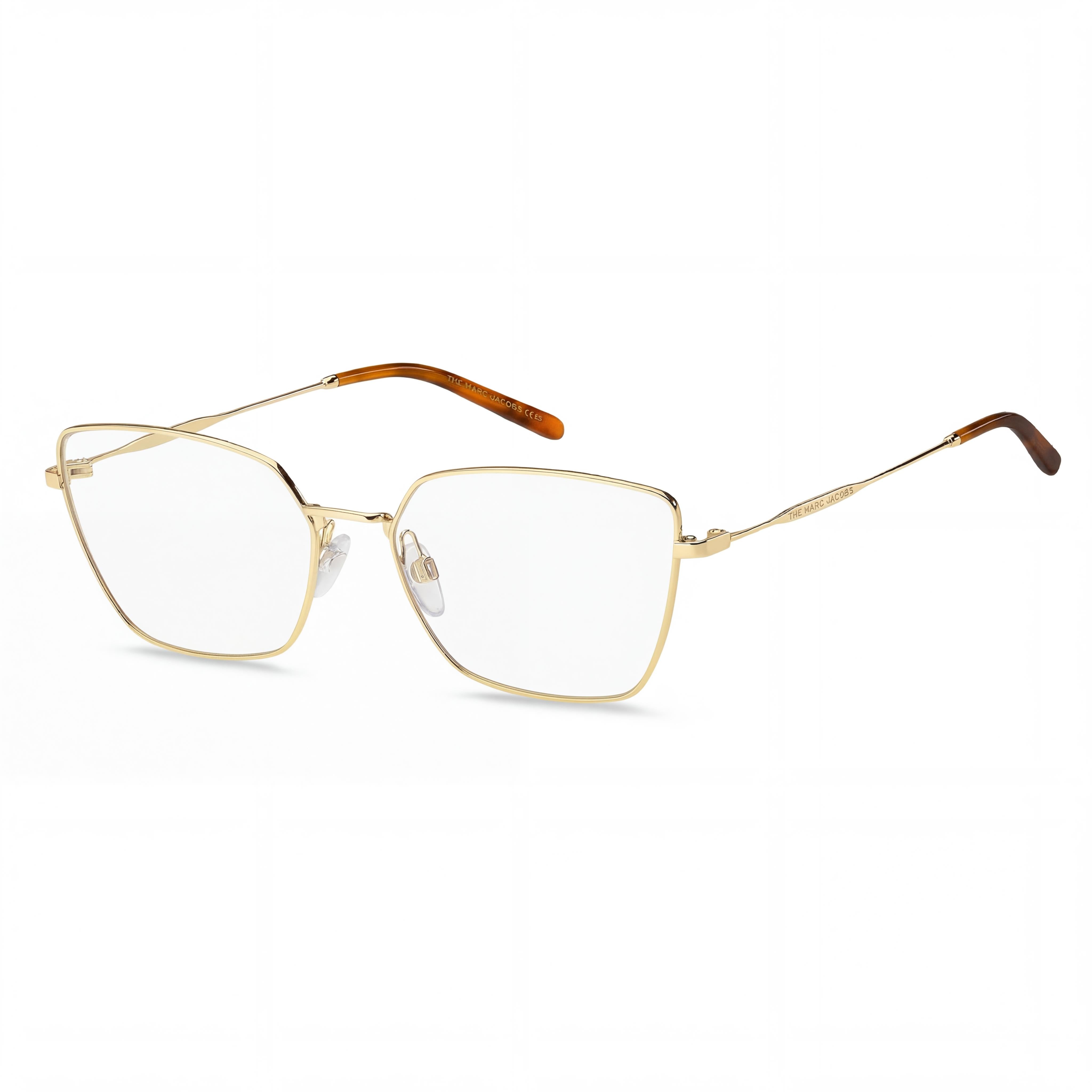 Marc Jacobs Marc 561 Gafas de sol contemporáneas para mujer de ojo de gato y mariposa, de acero inoxidable dorado y havana 56, Photo 1