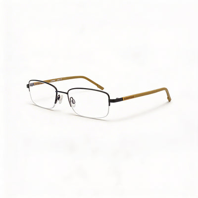 Gafas Flexon H6079 de metal para mujer, lentes, negro satinado; lentes 52mm, puente 19mm, patilla 145mm