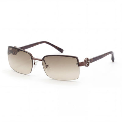 Marc Jacobs Gafas Casuales de Mujer, Oro Negro Metal Ligeras con , Ancho de Lente 54mm
