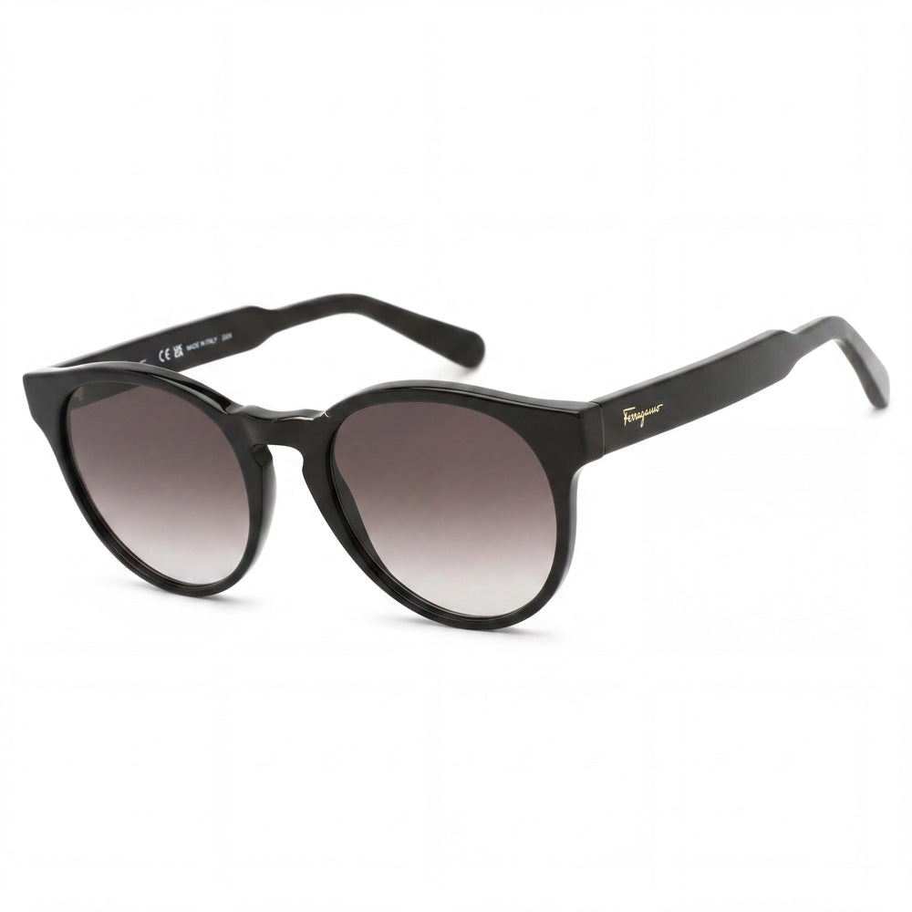 Ferragamo Classic Women's Teacup Acetate Crystal Nude Blue Gradient Non-Polarized Sunglasses 52mm