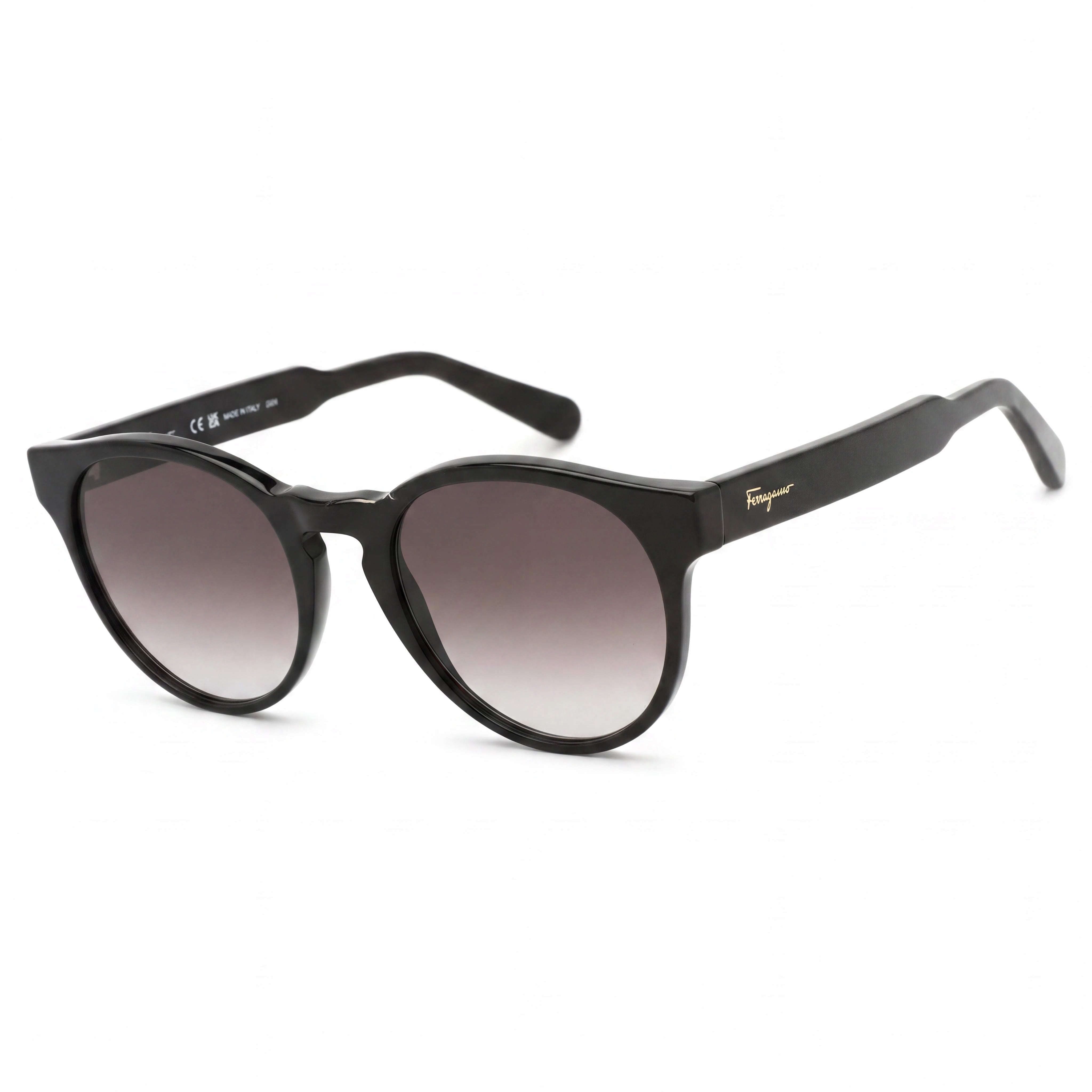Gafas de sol no polarizadas para mujer Ferragamo Classic de acetato y cristal, gradiente nude y azul, 52 mm, Photo 1