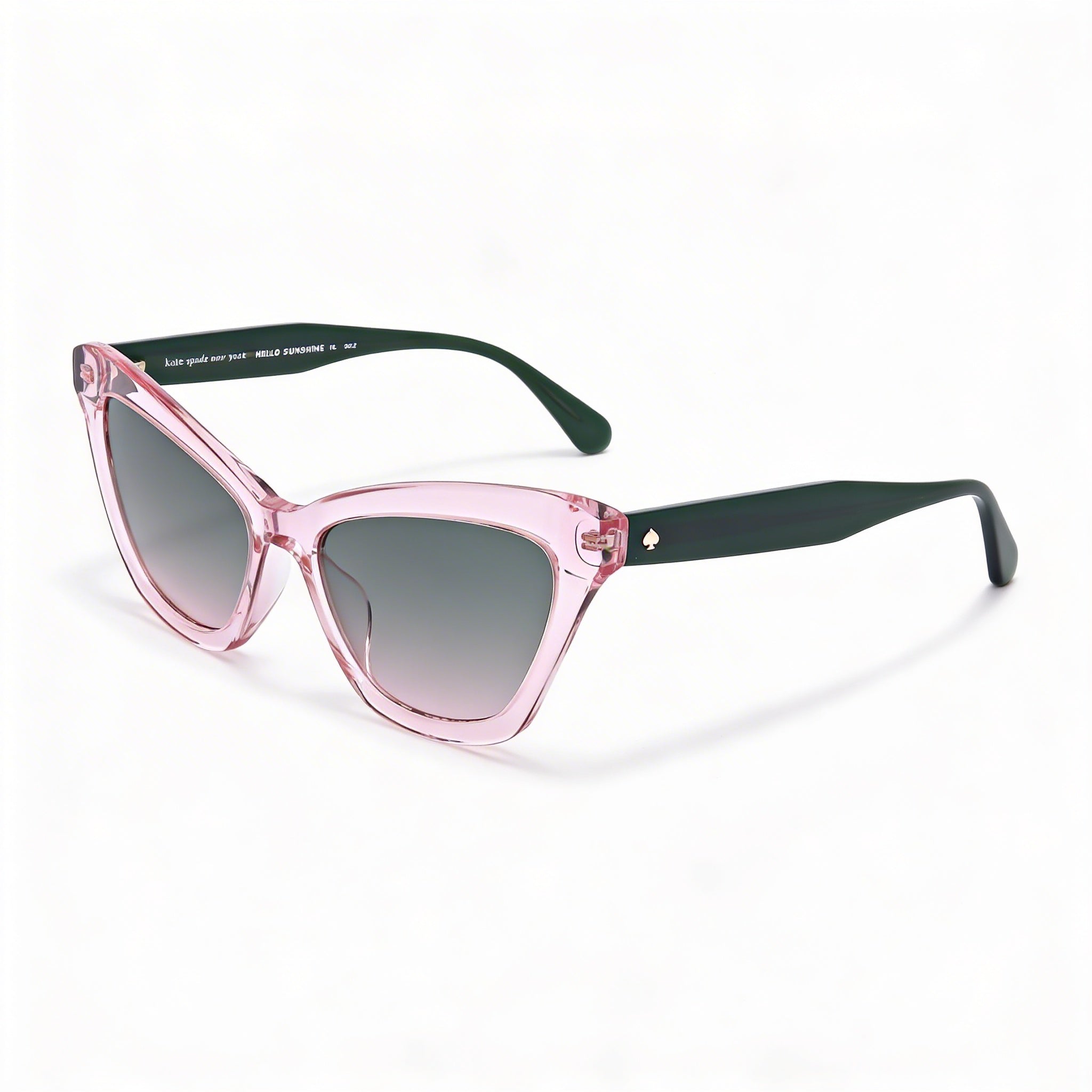 kate spade new york Sustainable Women's ECO ACETATE Pink Sunglasses with UV Protection, Green Pink Lenses, 54mm, Photo 1