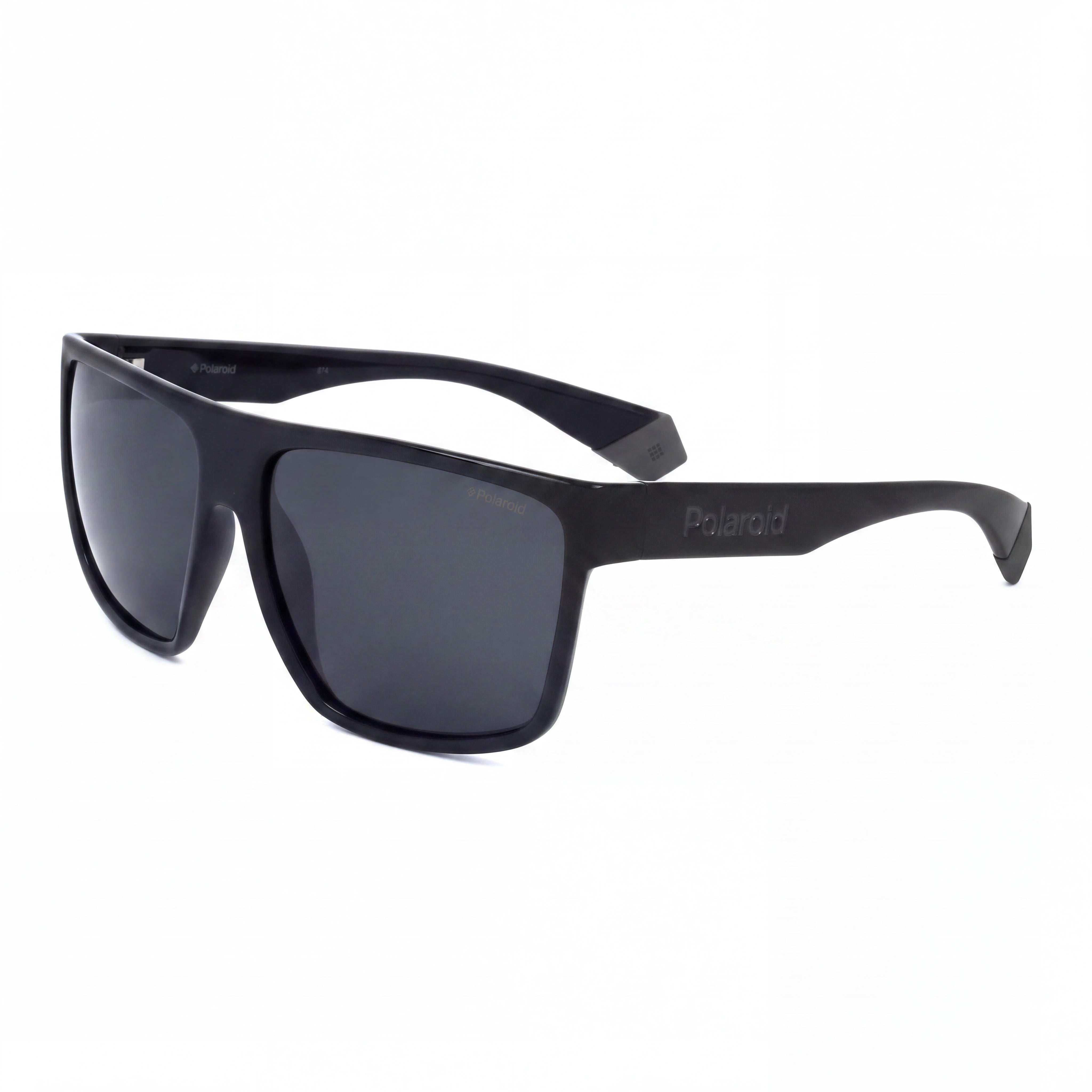 Polaroid Pld 6076/S Men Black Polycarbonate Frame Polarized Grey Lenses UV Protection Sunglasses 60mm, Photo 1