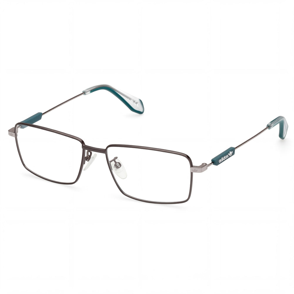 Adidas Casual Men's Eyewear Frames for Lenses, Matte Dark Ruthenium Metal, 54mm