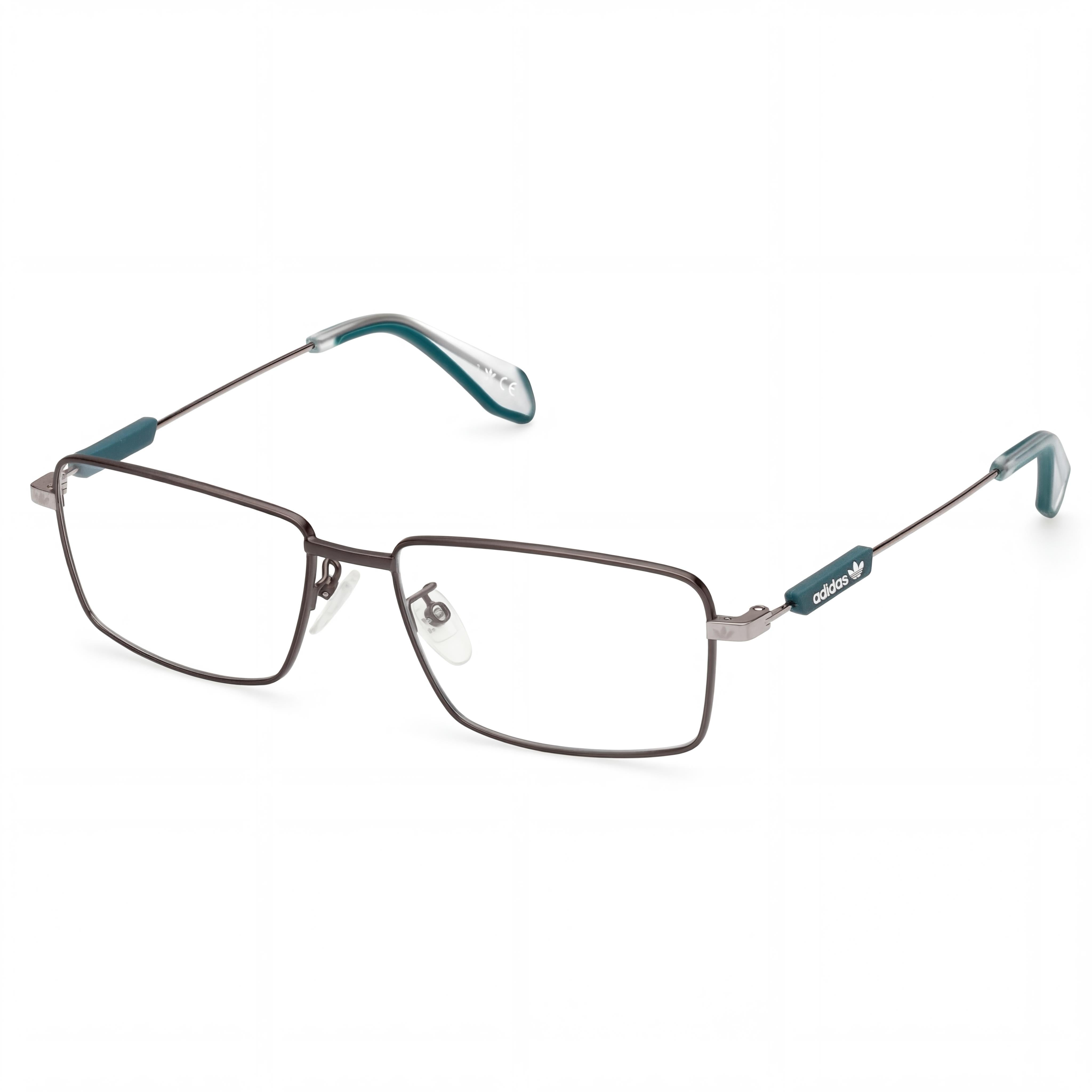 Monturas de gafas Adidas Casual para hombre, metal rutenio oscuro mate, 54 mm, Photo 1