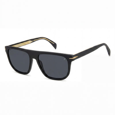 David Beckham Db 7111/S Women's Matte Black Gold Acetate Frame Grey Non- 56mm