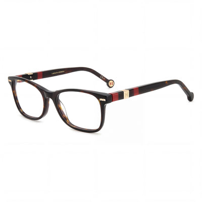 Carolina Herrera Modern Women's Sunglasses featuring an Acetate Frame in Havana Red, with 54mm Lens Width