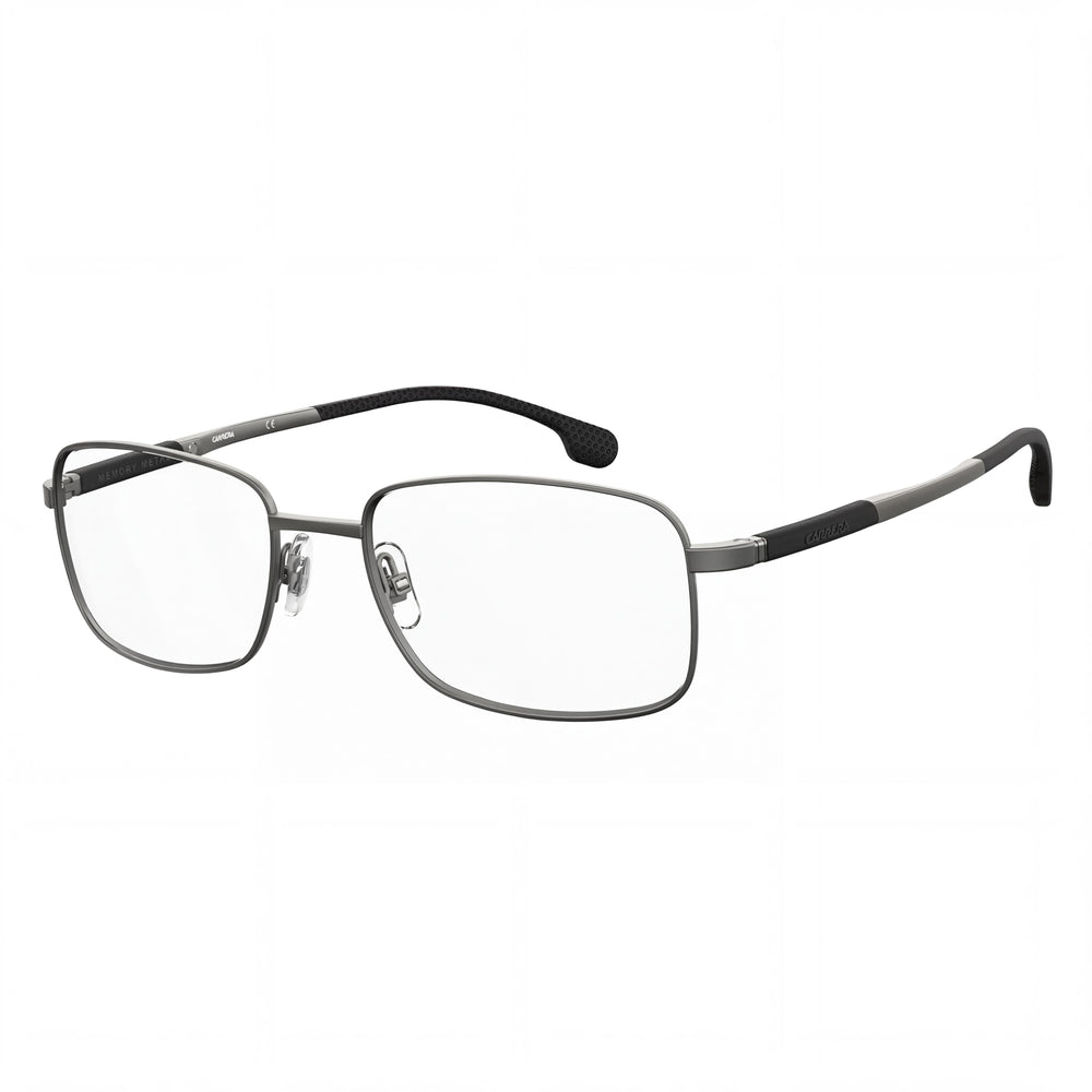Gafas rectangulares Carrera 8848 unisex Dark Ruth de acero de aleación y metal con memoria, 55 mm