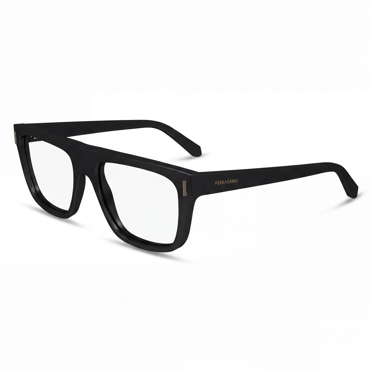 Salvatore Ferragamo Sf2997 Men's Black Acetate Optical Eyeglasses with Classic Frame Style, 55mm Lens Width, Photo 1