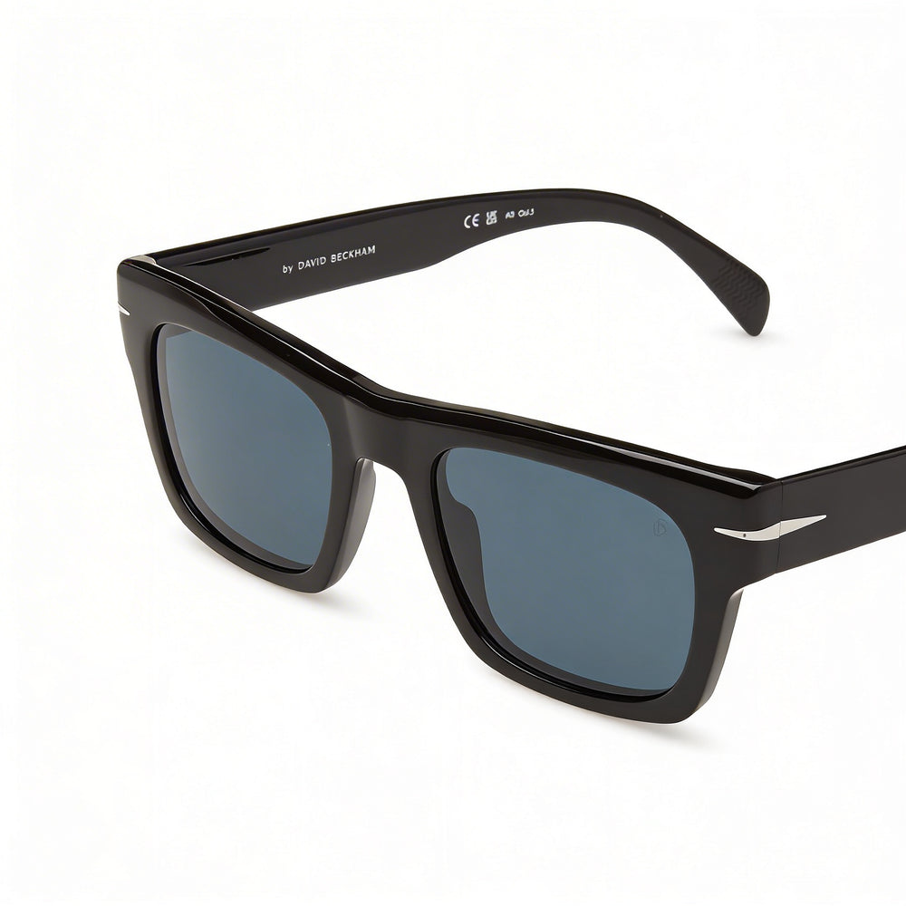 David Beckham Db 7099/s Modern Unisex Black Acetate UV Protection Sunglasses 51mm