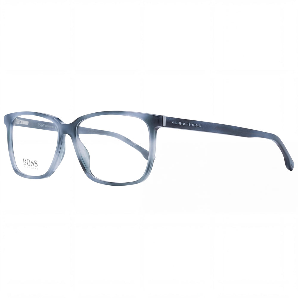 Hugo Boss Boss 1300/U Gafas Unisex con Montura de Plástico Azul Habana y Lentes de Policarbonato 57mm