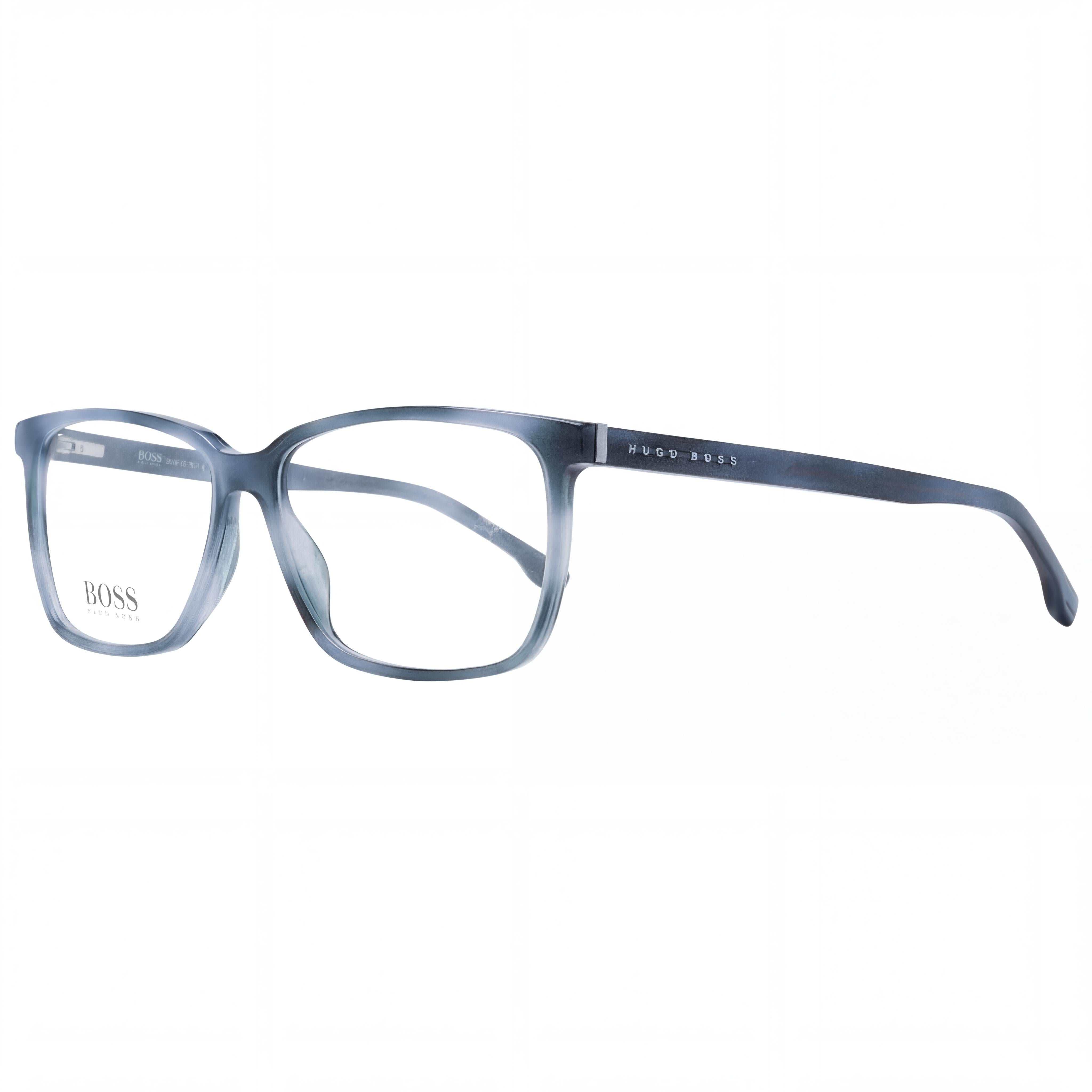 Hugo Boss Boss 1300/U Unisex Blue Havana Plastic Frame Polycarbonate Lens Eyewear 57mm, Photo 1