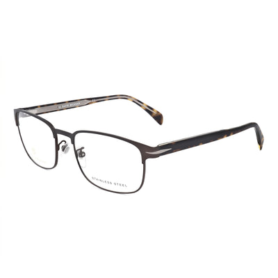 David Beckham Db 1066 Men’s Modern Style Alloy Steel Matte Brown Ruthenium Frame Brown Lenses 56mm