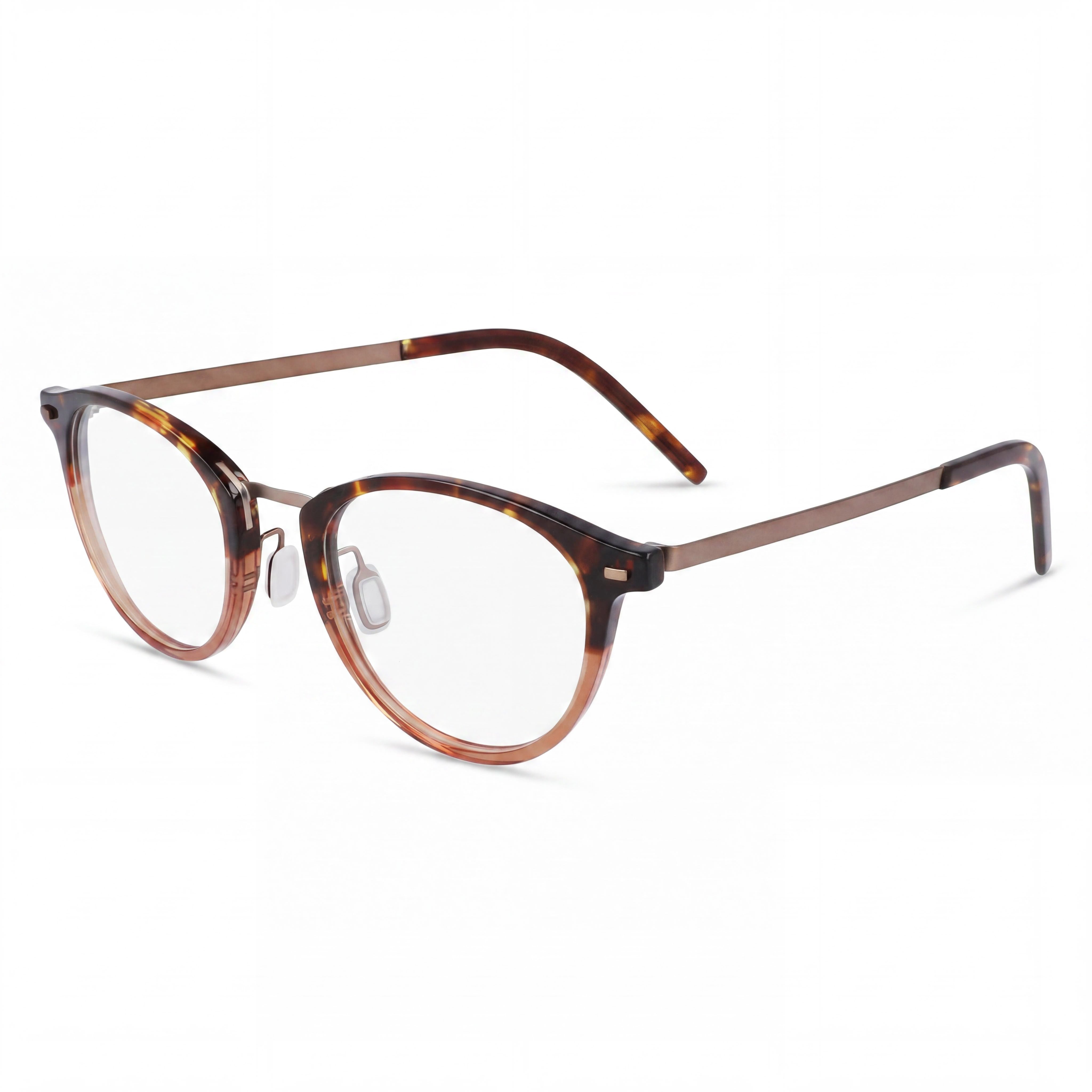 Flexon B2036 Men's Metal Frame Sunglasses in Tortoise Brown with 49mm Lens Width, Photo 1