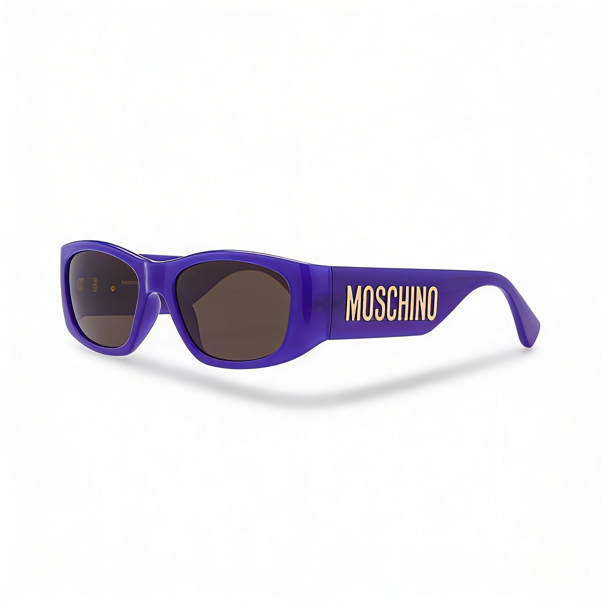 Gafas de sol Moschino Casual para mujer con montura de propionato de celulosa Havana, lentes de poliamida y protección UV de 55 mm, Photo 1