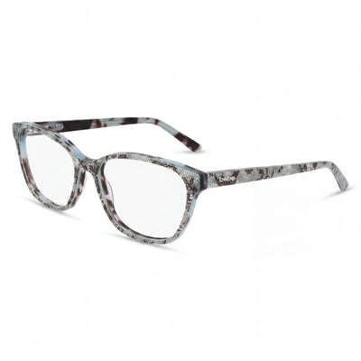 Gafas graduadas de mujer Bebe Bb5220, armazón de acetato de encaje color turquesa con lentes de policarbonato 55/16/140