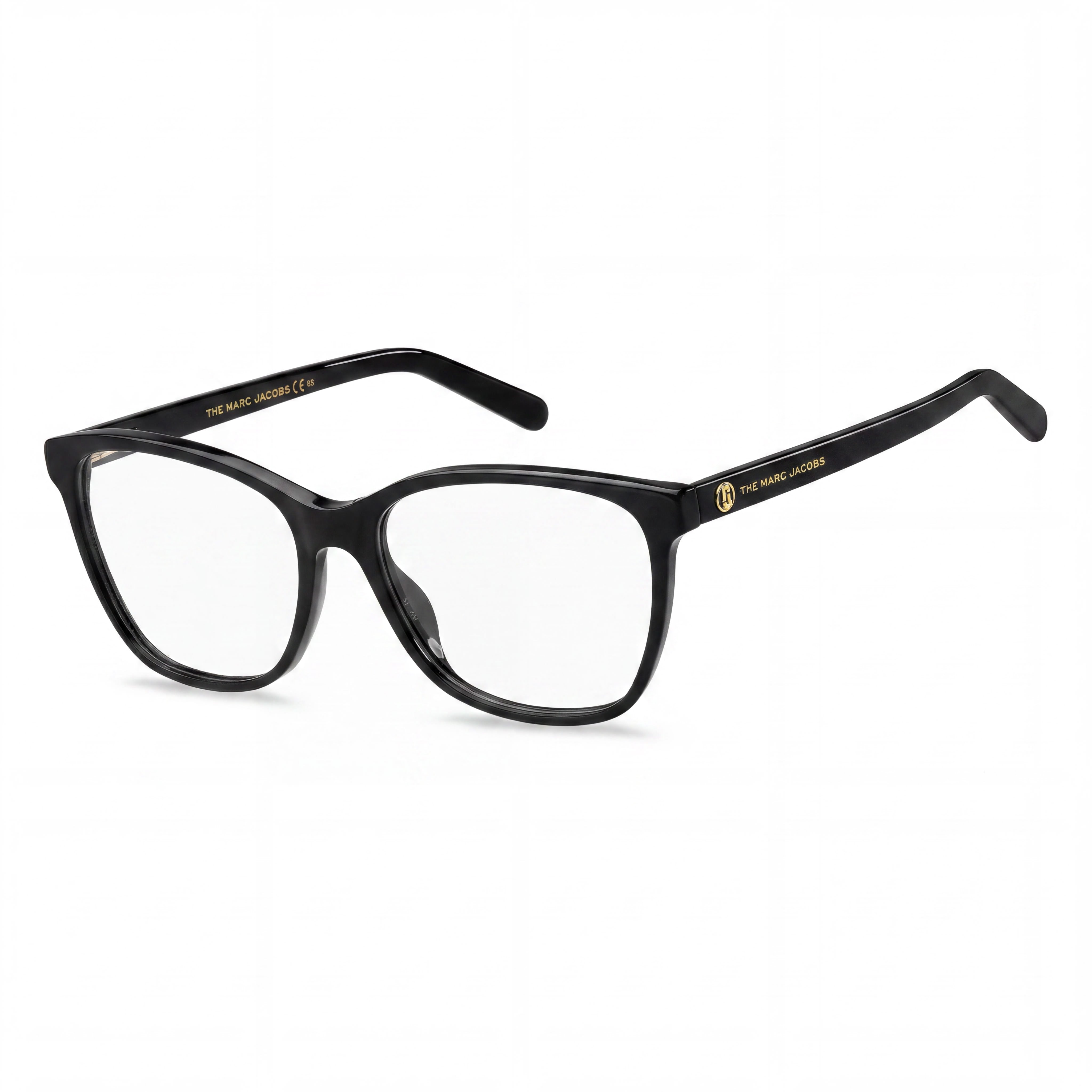 Marc Jacobs Marc 557 Modern Women's Black Acetate Frame Polycarbonate Black Lens Sunglasses 53mm, Photo 1