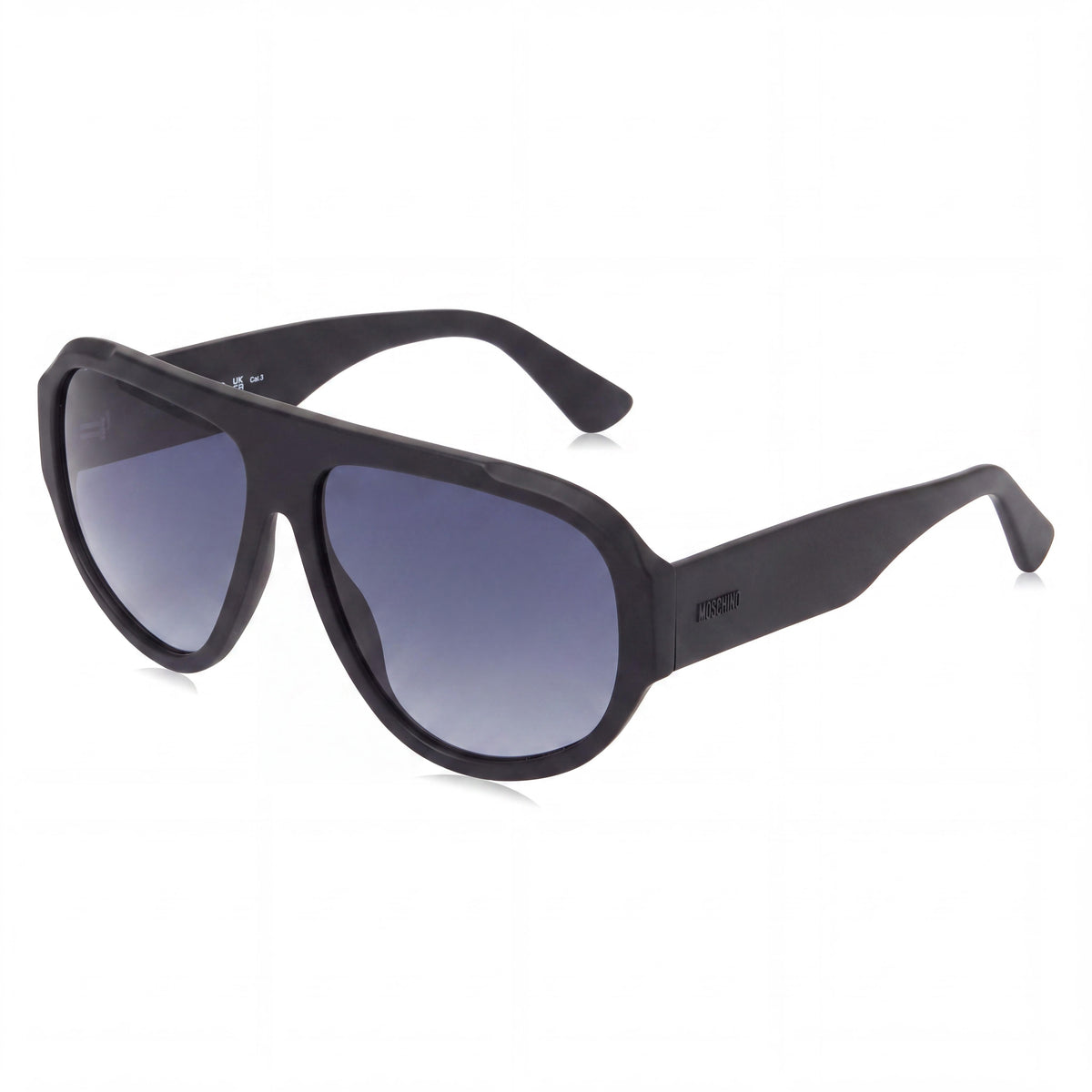 Moschino MOS183/S Gafas de estilo clásico con montura negra mate versátiles para hombre y mujer Puente de 14 mm Patillas de 145 mm, Photo 1