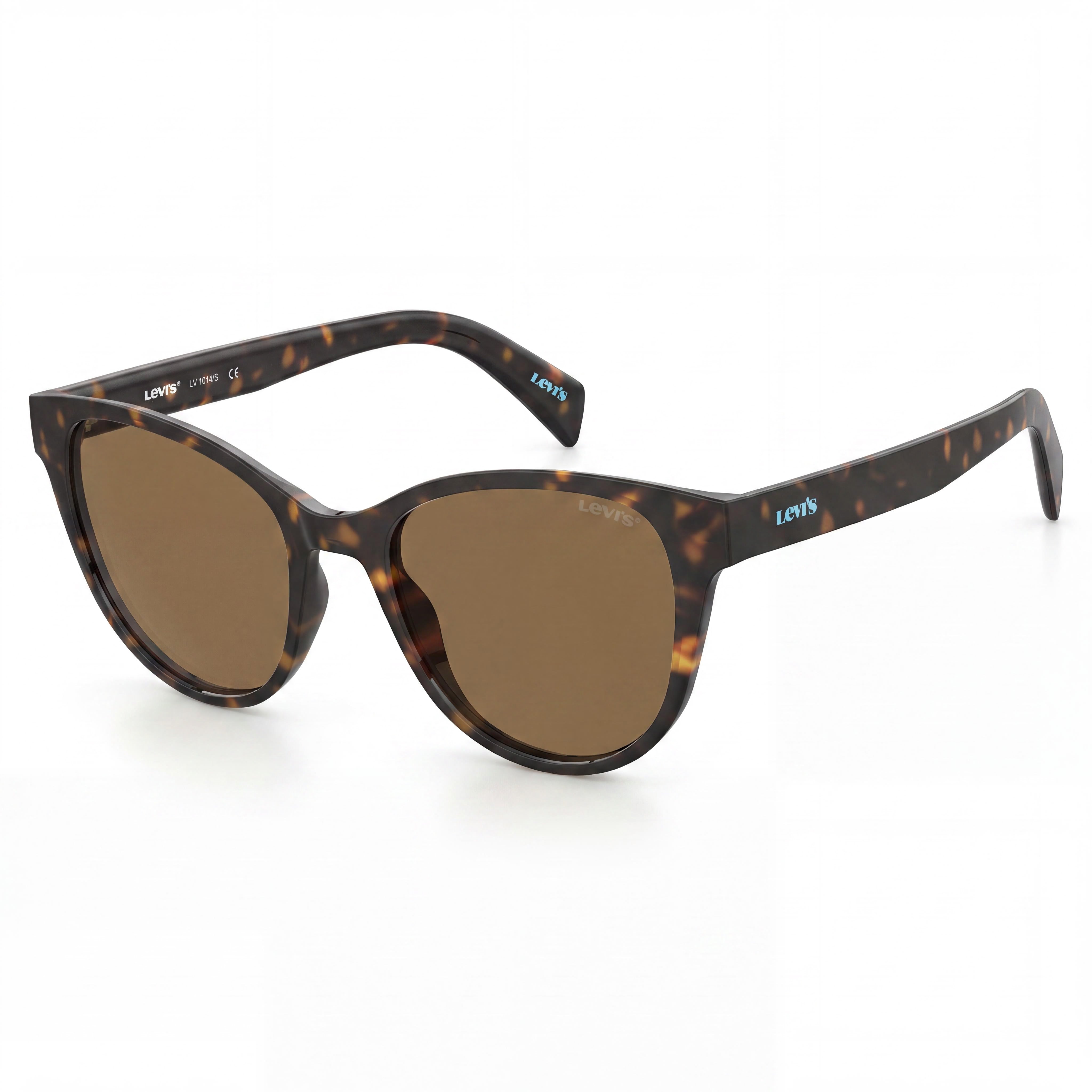 Gafas de sol Levi's Lv 1014/S para mujer, estilo ojo de gato, estilo Havana, con montura de plástico y protección UV, 54 mm, Photo 1