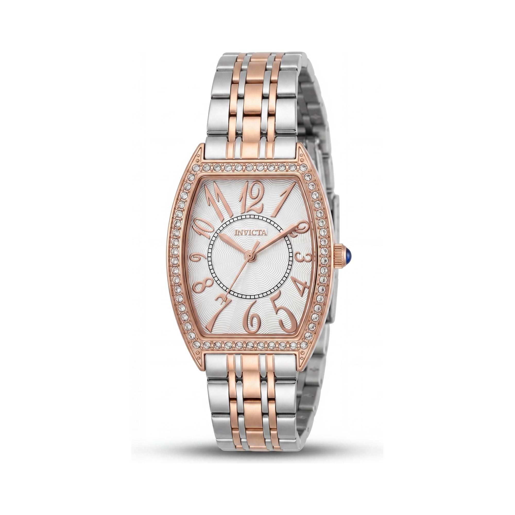 Invicta Wildflower 69269 Unisex Quartz Watch, Rose-gold Stainless Steel Case, Silver Dial, 29mm, Photo 1