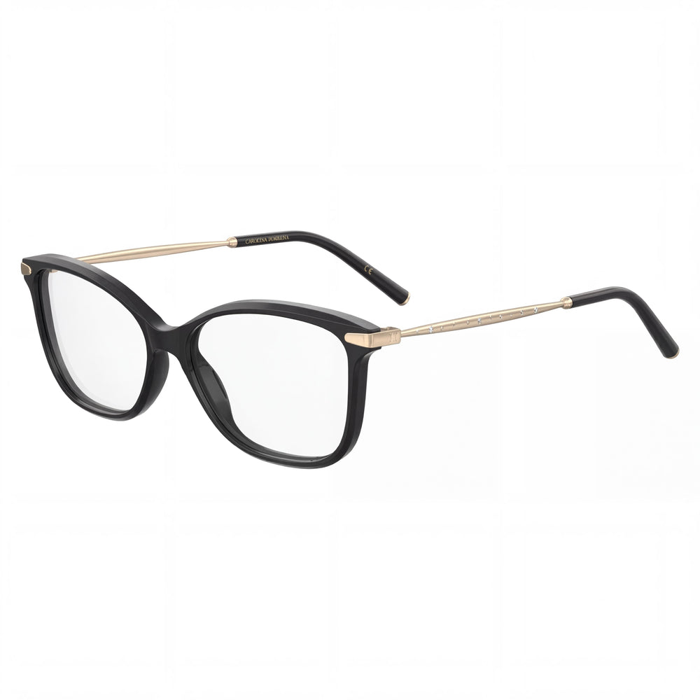 Carolina Herrera Classic Women's Black Gold Plastic Eyewear 54mm