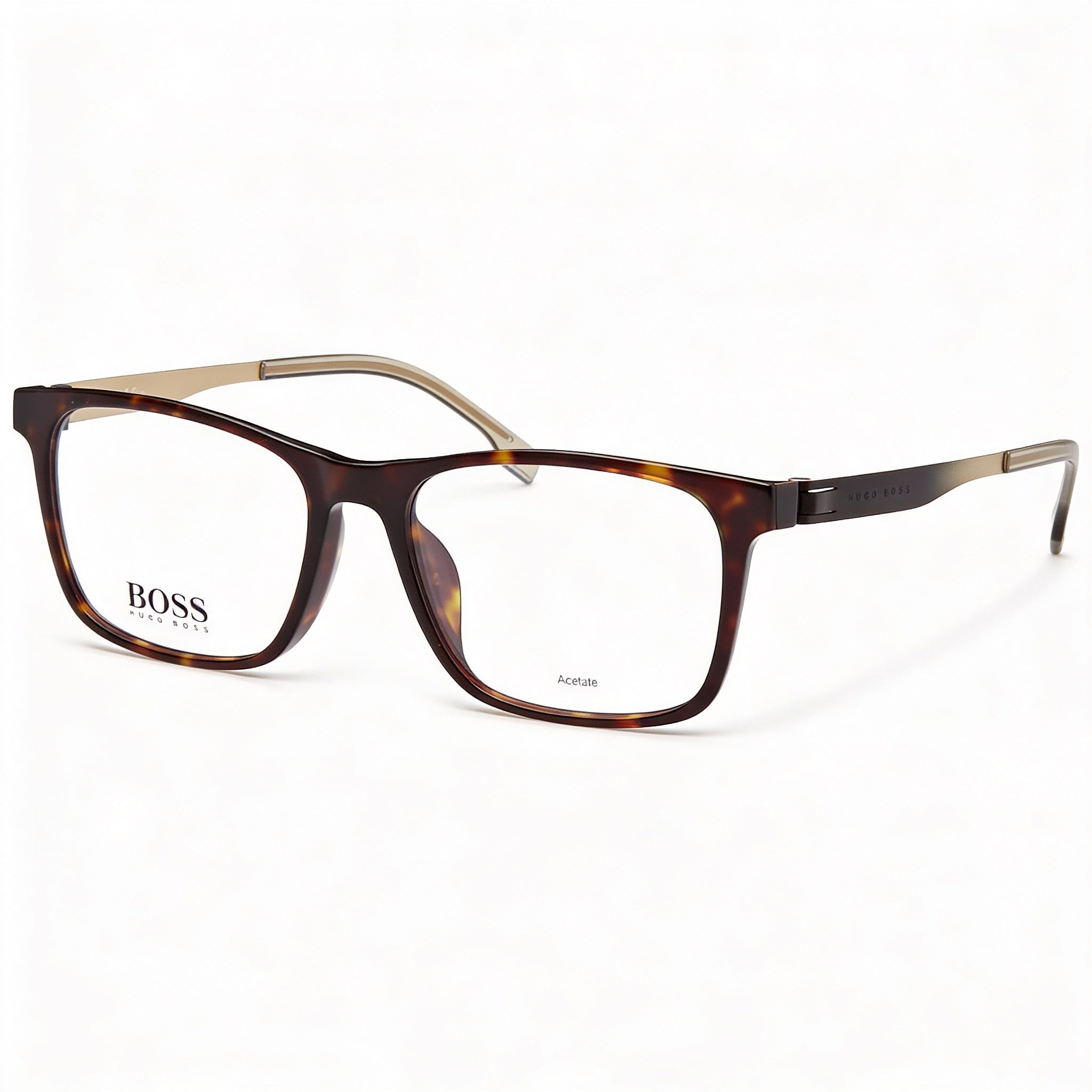 BOSS 1343/F Unisex Sunglasses, Plastic Frame, Polycarbonate Lenses, Havana 54mm, Photo 1