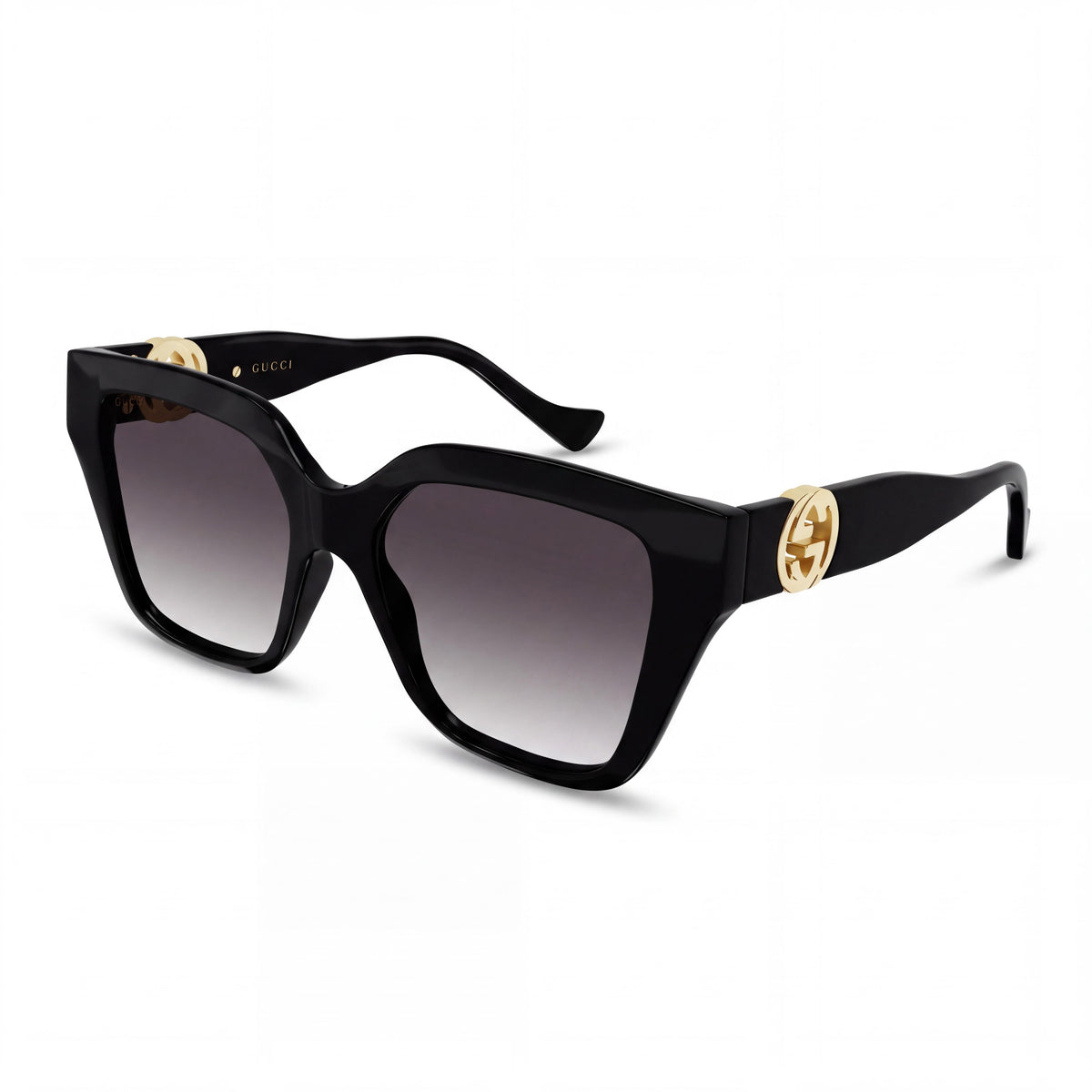 Gucci Gg1023s 008 Women's Black Injected Plastic Grey Gradient UV Protection 54mm Sunglasses, Photo 1
