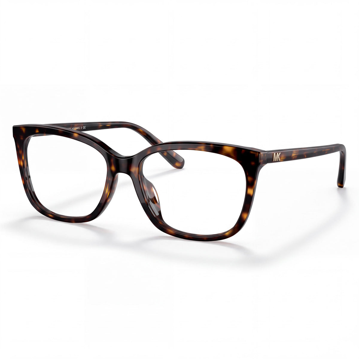 Michael Kors 0mk4080u Gafas clásicas para mujer color carey oscuro, acetato de celulosa, lentes de policarbonato 54-16, Photo 1