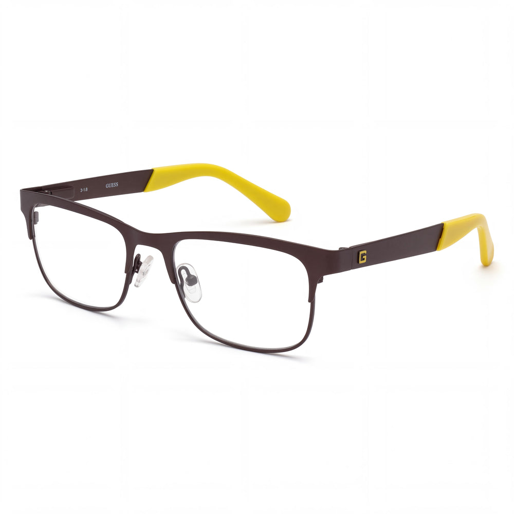 GUESS GU9168 KIDS Unisex Composite Chocolate Frame Sunglasses with Matte Dark Brown Non-Polarized Lenses 48mm