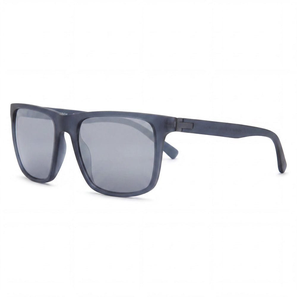 Gafas de sol Harley-Davidson clásicas para hombre de acetato mate azul claro, con espejo azul, sin polarizar y protección 100% UV, 58mm