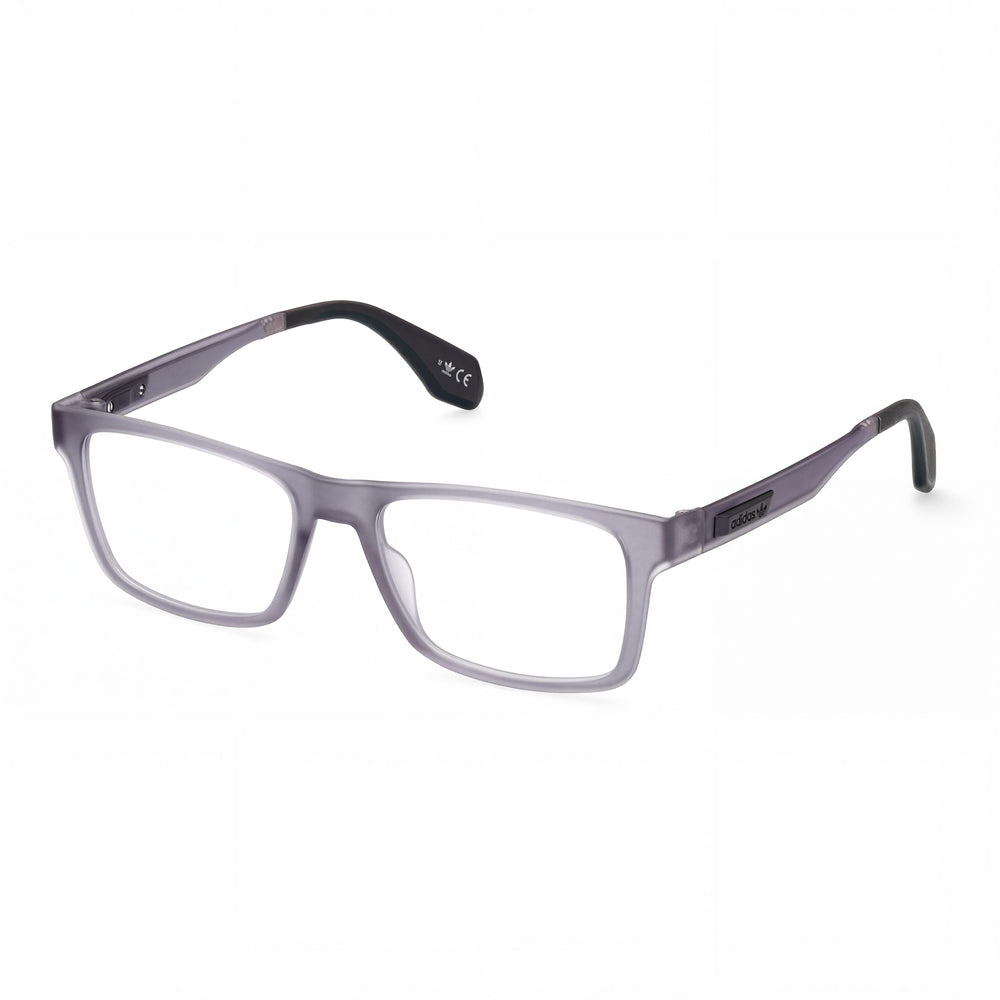 Adidas OR5047 Men's Casual Style Eyeglasses, Injected Matte Grey Frame, Polycarbonate Non- Lenses, 53mm