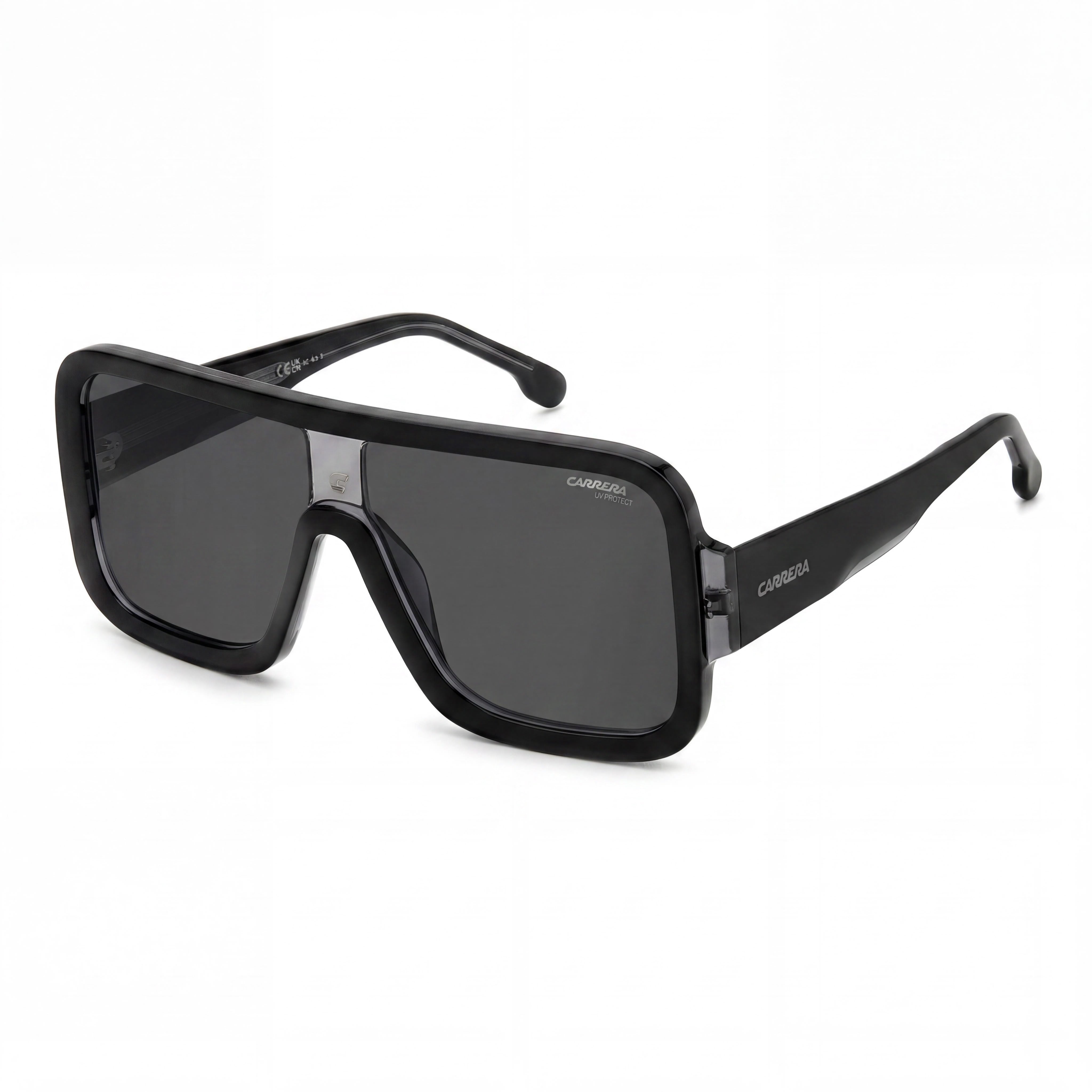 Gafas de sol unisex Carrera Flaglab 14 con montura de acetato gris oscuro y lentes con protección UV de 62 mm, Photo 1