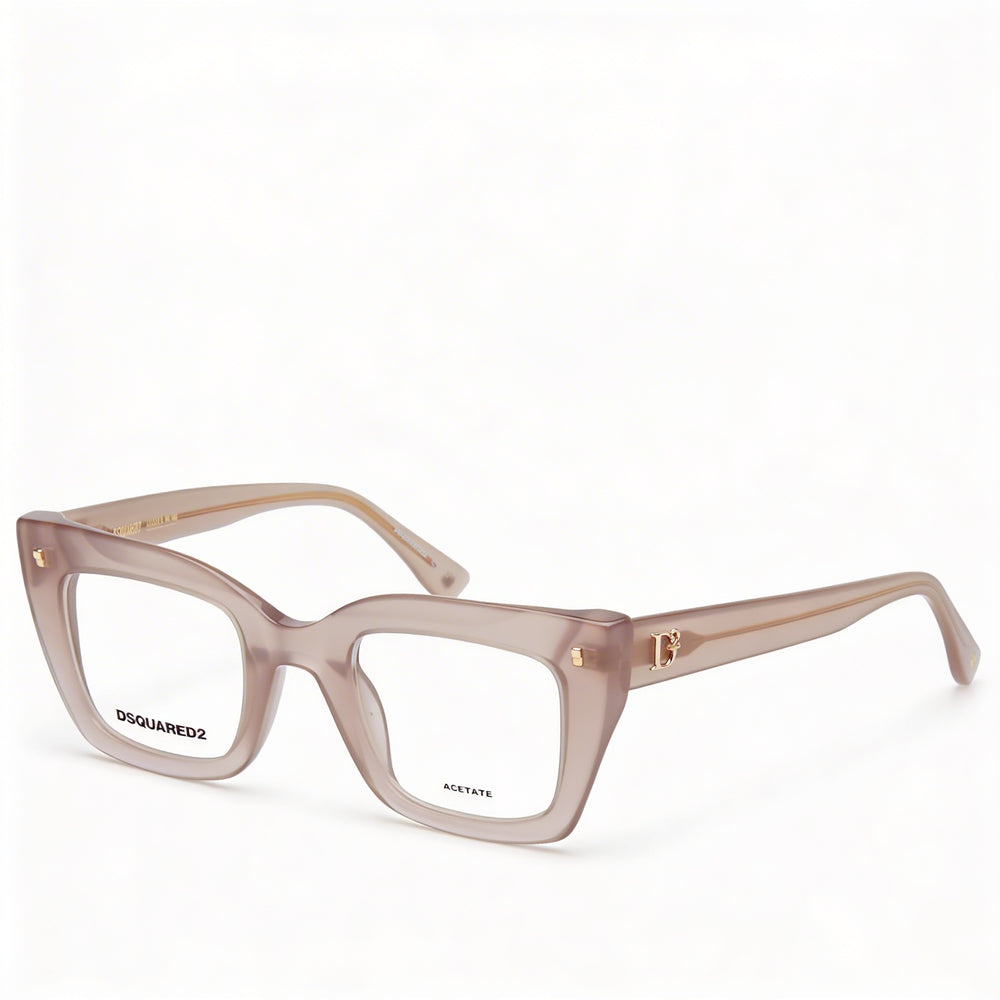 DSQUARED2 Modern Women's Sunglasses, Pink Acetate Frame, Non-Polarized, 47mm Lens Width