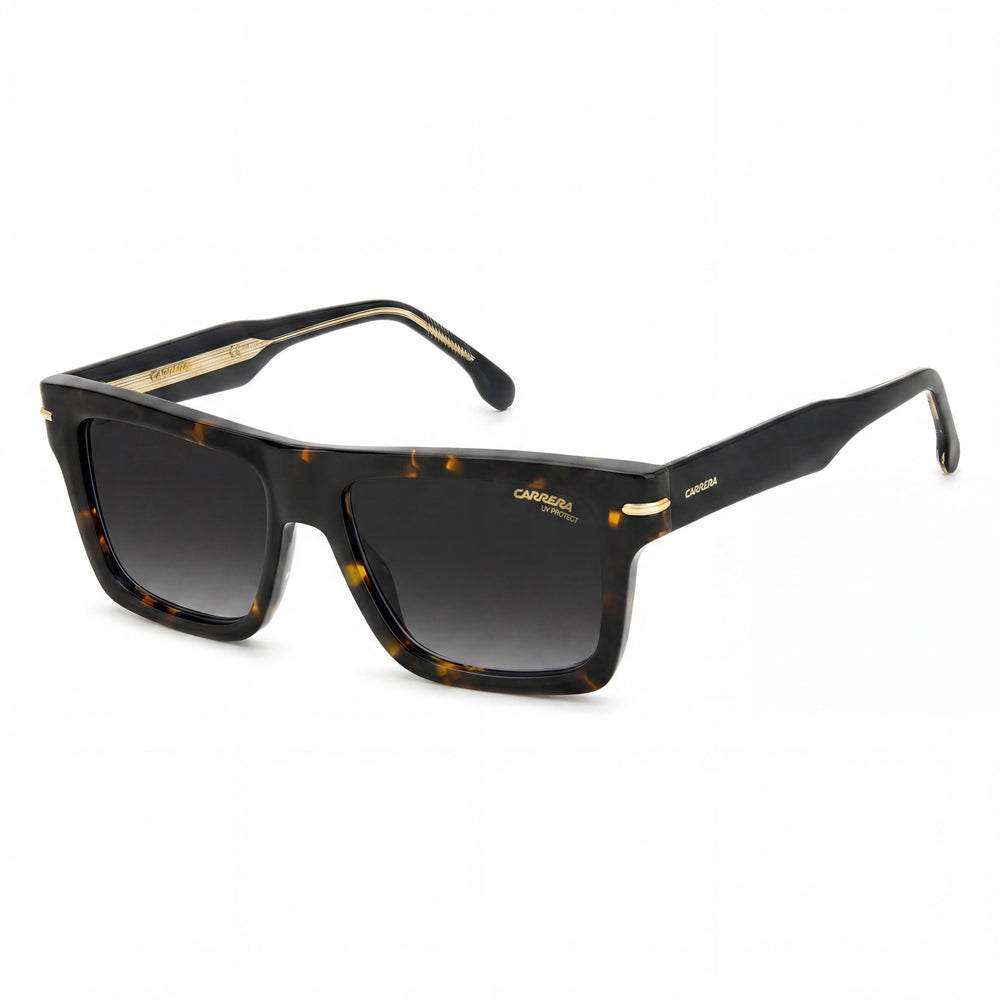 Carrera Classic Unisex Acetate Dark Havana/Dark Grey Shaded Frame with Dark Grey Gradient UV Protection Lenses 54mm
