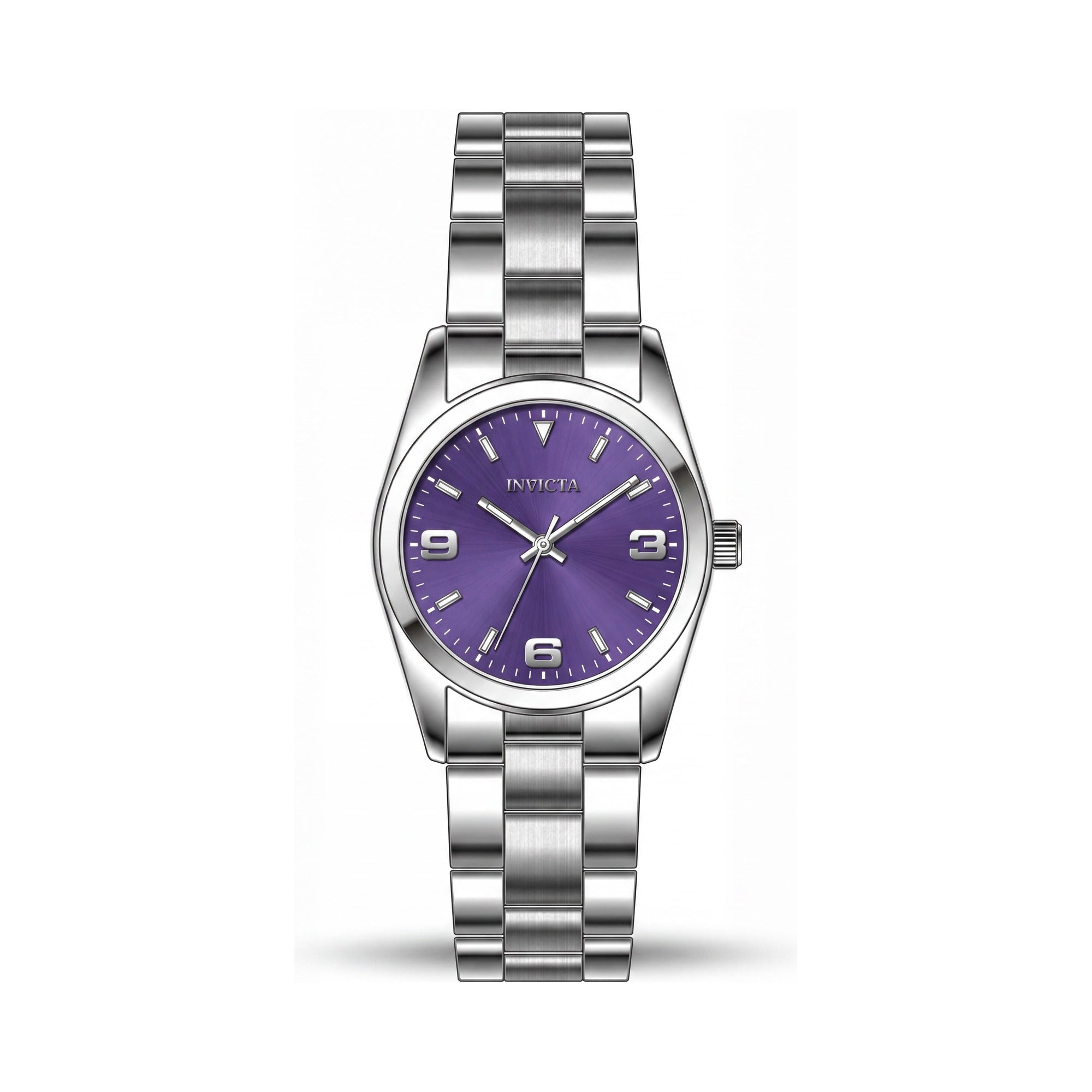 Invicta Celestial 69187 Women's Stainless Steel Quartz Bracelet Watch with Purple Dial 28mm, Photo 1