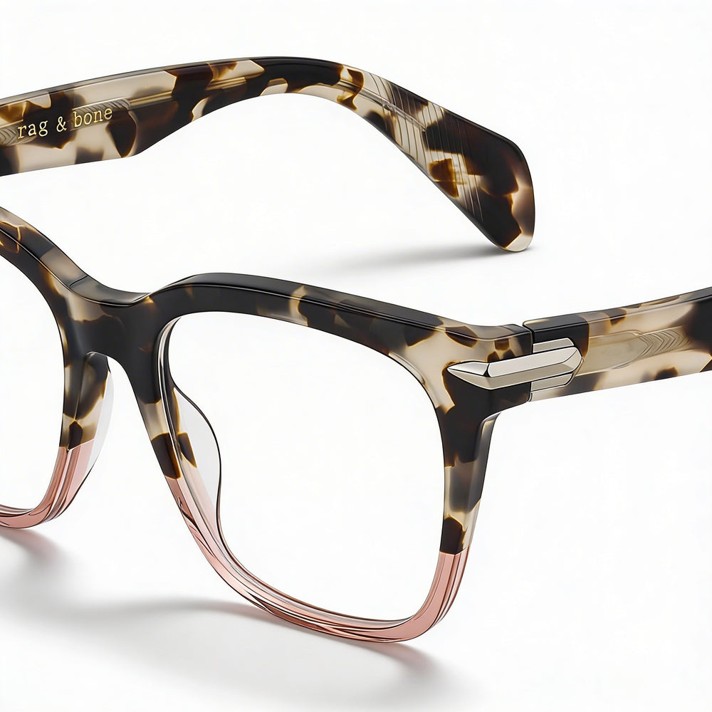 rag & bone Rnb 3015 Women’s Acetate Grey Havana 52-17-140