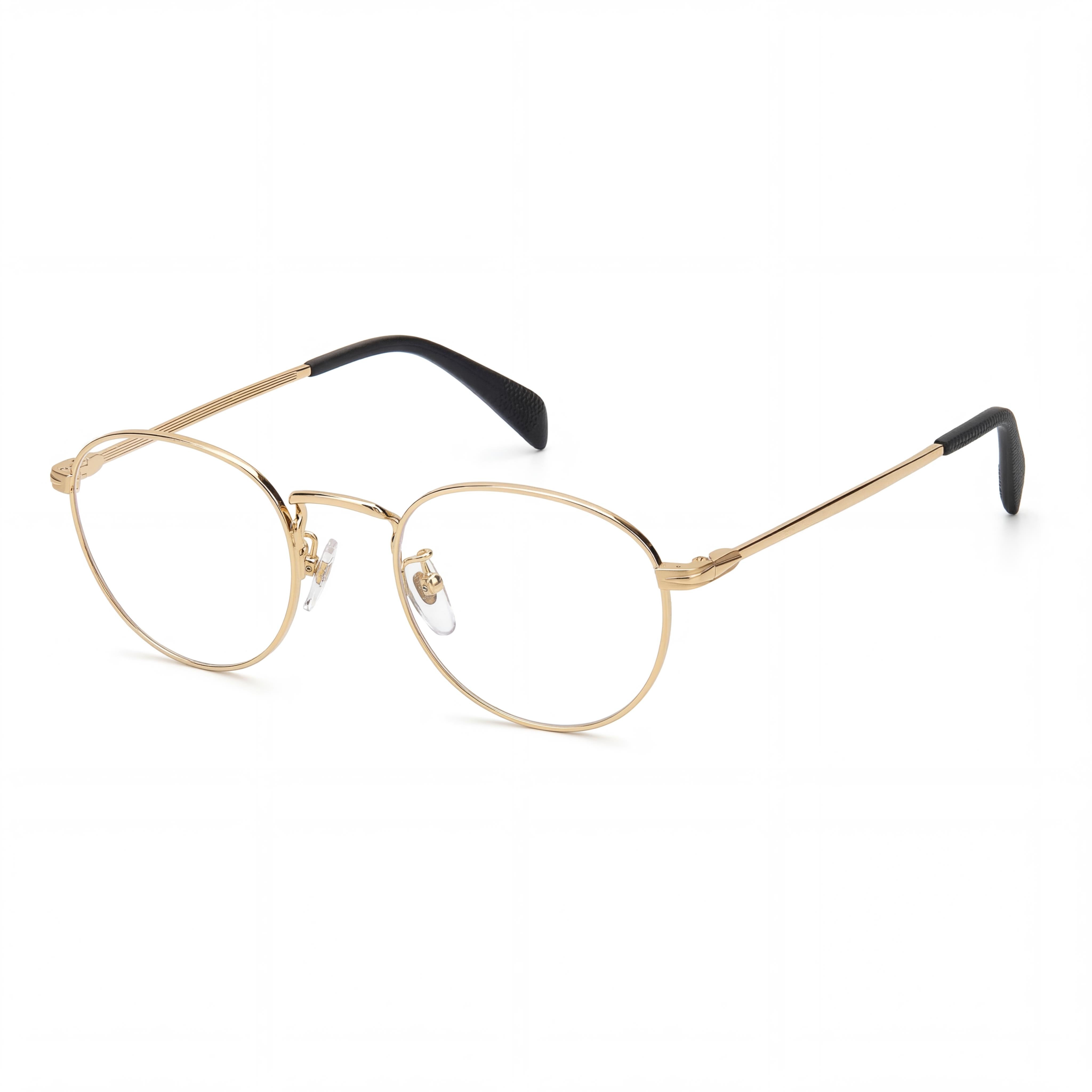 David Beckham Db 1015 Unisex Gold Stainless Steel Eyeglasses 50-21-145, Photo 1