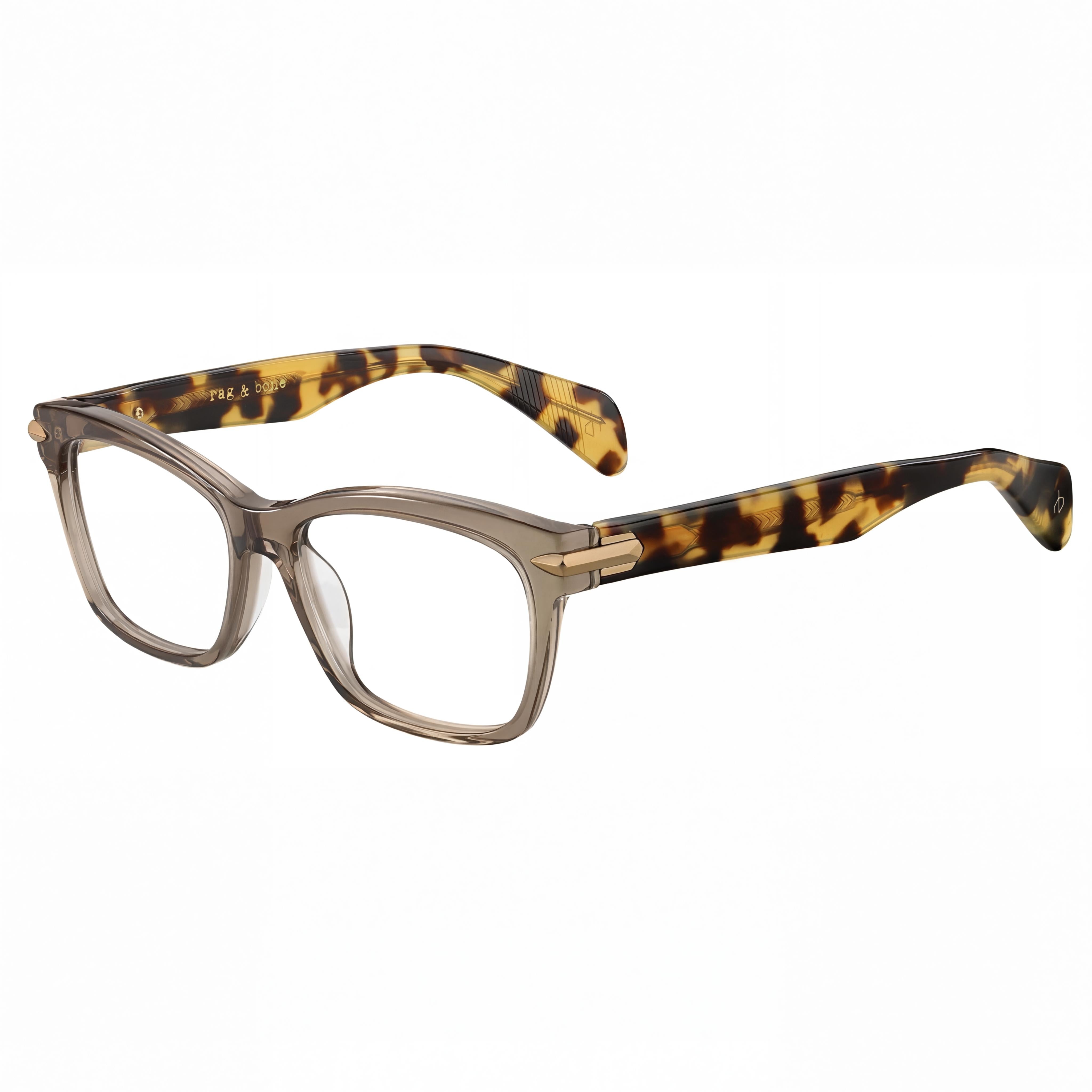 rag & bone Rnb3004 Unisex Sunglasses with Grey Havana Plastic Frame and Lenses 52mm, Photo 1