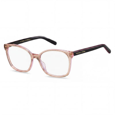 Gafas de vista Marc Jacobs Marc 464 para mujer, cuadradas, de acetato, con montura rosa y negra, ancho de lente de 53 mm