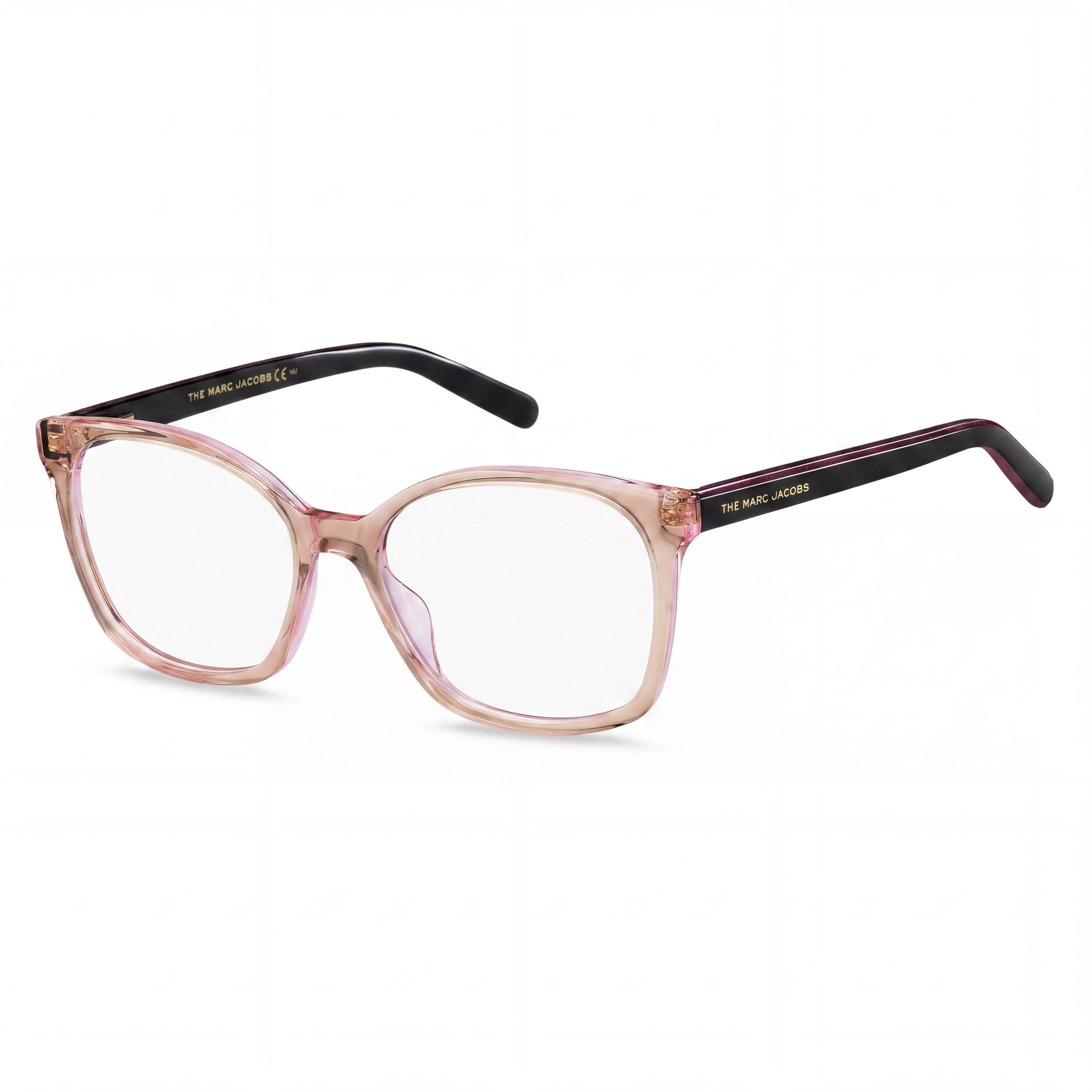 Gafas de vista Marc Jacobs Marc 464 para mujer, cuadradas, de acetato, con montura rosa y negra, ancho de lente de 53 mm, Photo 1