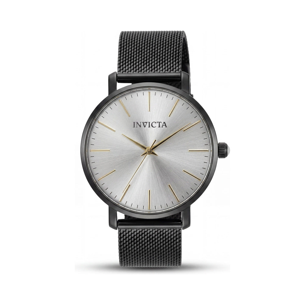 Reloj Invicta Angel 36911 para mujer, de cuarzo, acero inoxidable, esfera plateada, 38 mm