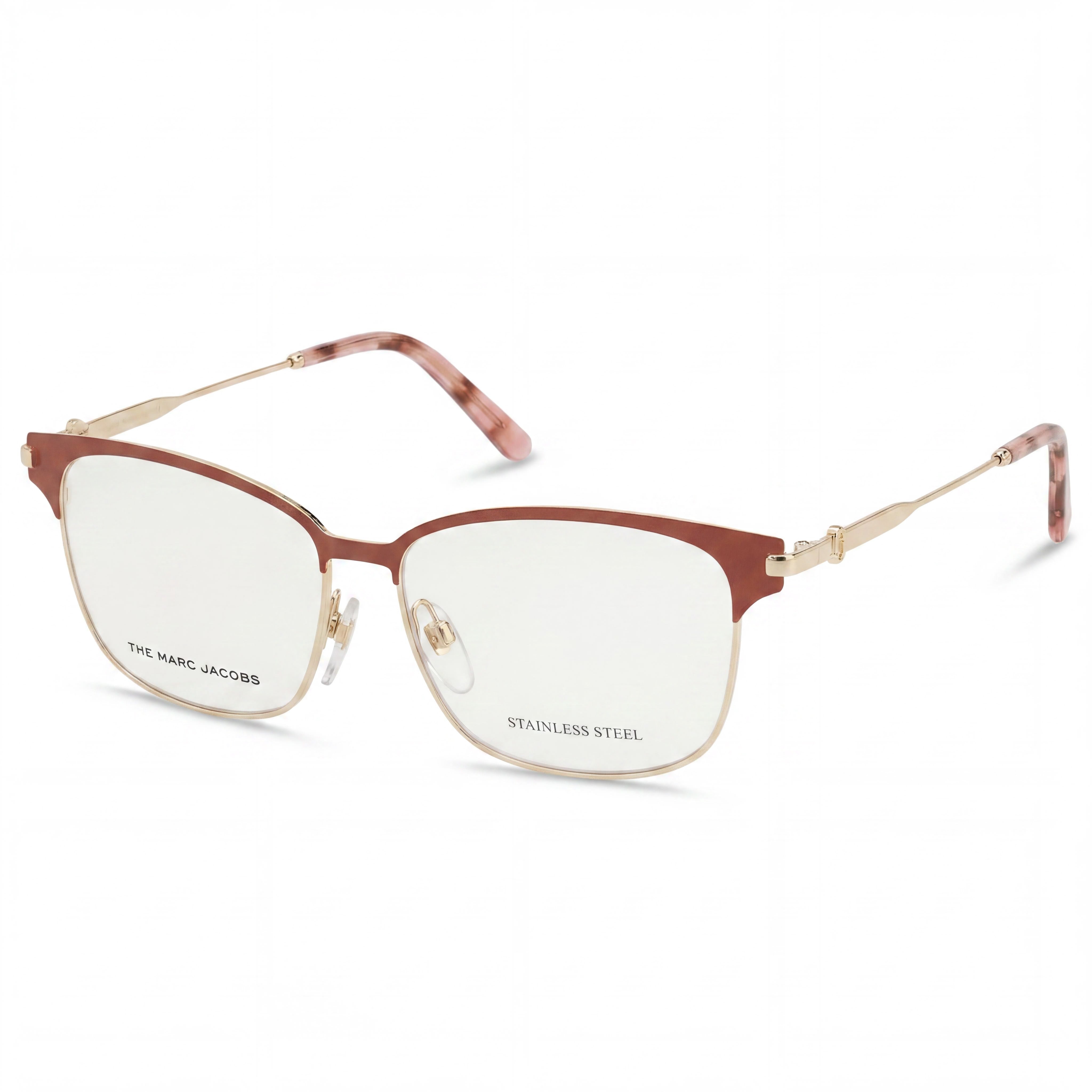 Gafas de sol Marc Jacobs Marc 535 de estilo moderno para mujer con montura de metal color melocotón y lentes de policarbonato de 54 mm, Photo 1