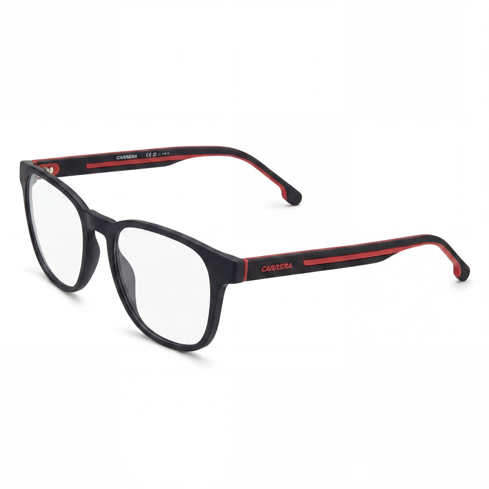 Carrera Casual Ca8062/cs Men's Matte Black Red Propionate Frame Polycarbonate Lens UV Protection Sunglasses 51mm