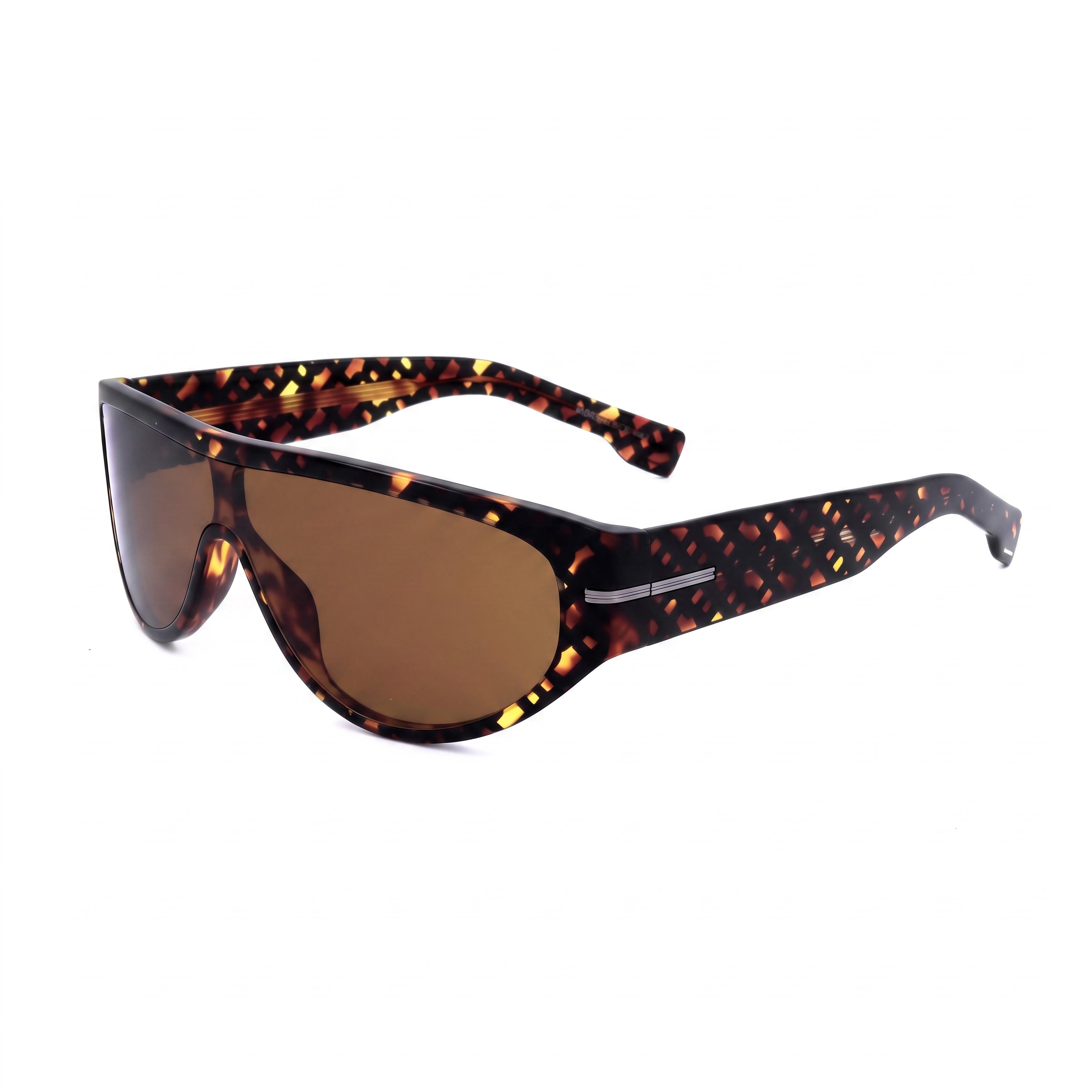 Hugo Boss Men's Boss 1623/S Casual Ecological Oil Havana Pattern Brown Non-Polarized UV Protection Sunglasses 99mm, Photo 1