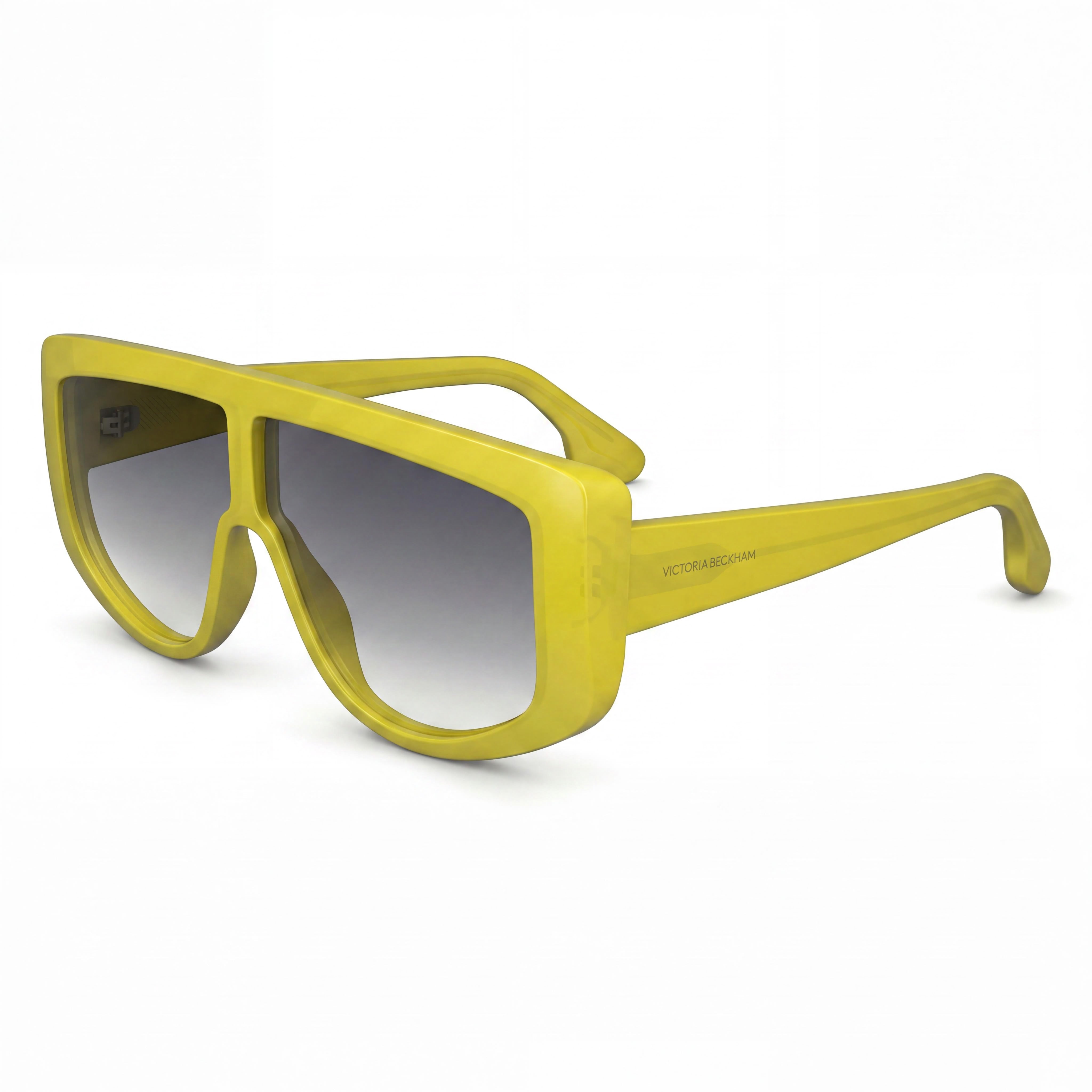 Victoria Beckham Modern VB664S Yellow Acetate Frame Polycarbonate Non-Polarized Sunglasses 61mm, Photo 1