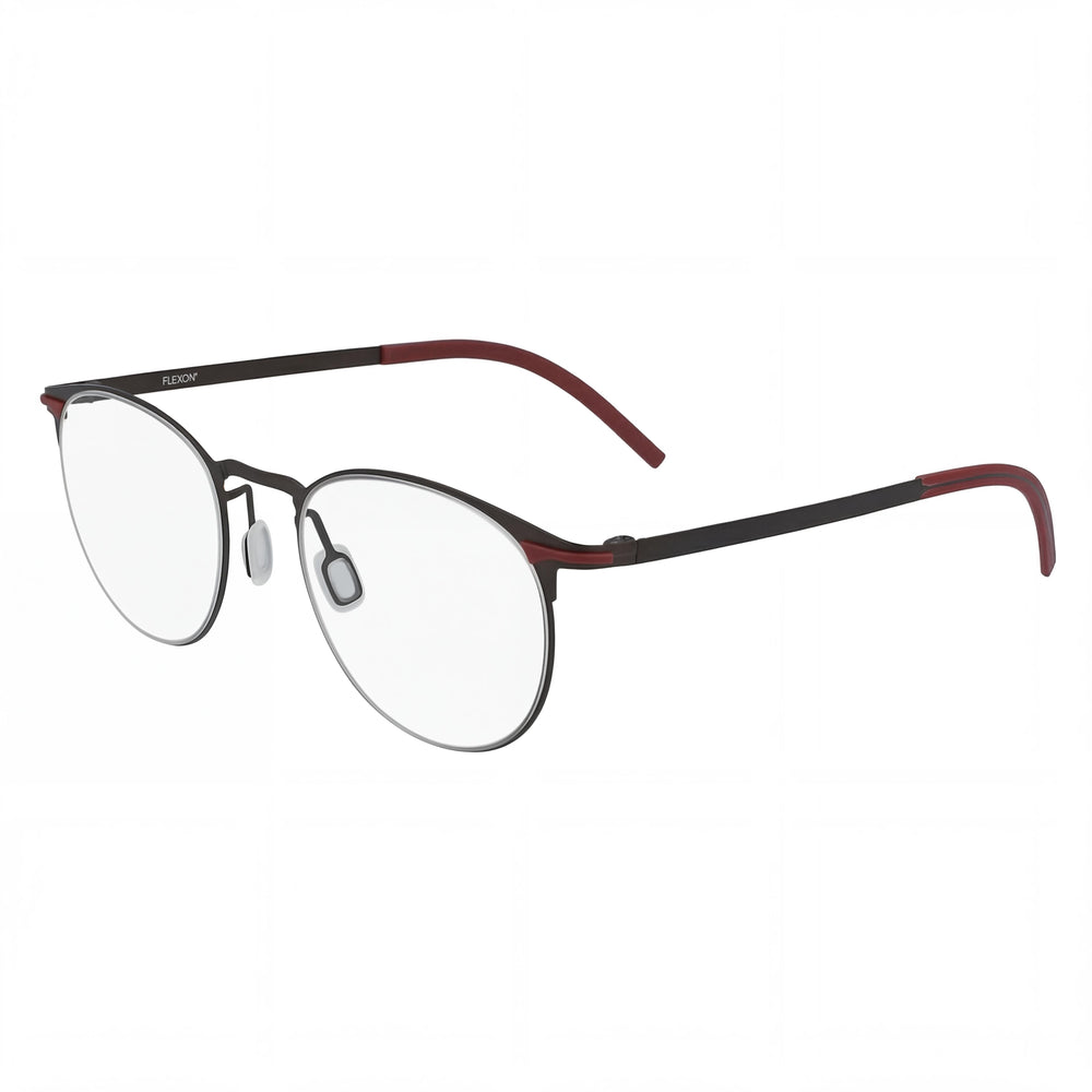 Gafas Unisex Flexon B2000, montura de metal con acabado en negro grafito, 50 mm de ancho de lente