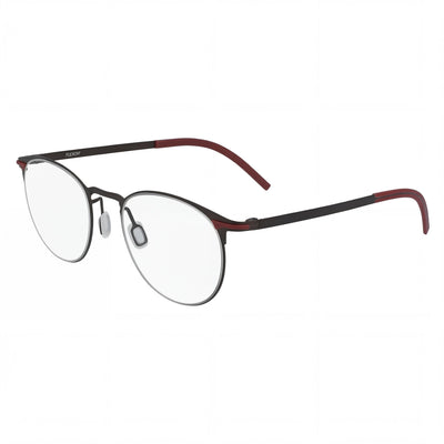 Flexon B2000 Unisex Eyeglasses, Metal Frame in Graphite Black Finish, 50mm Lens Width